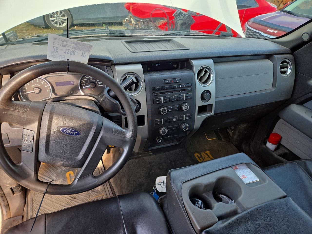 2012 Ford F150 Super Cab White vin: 1FTFX1EF7CFB88526