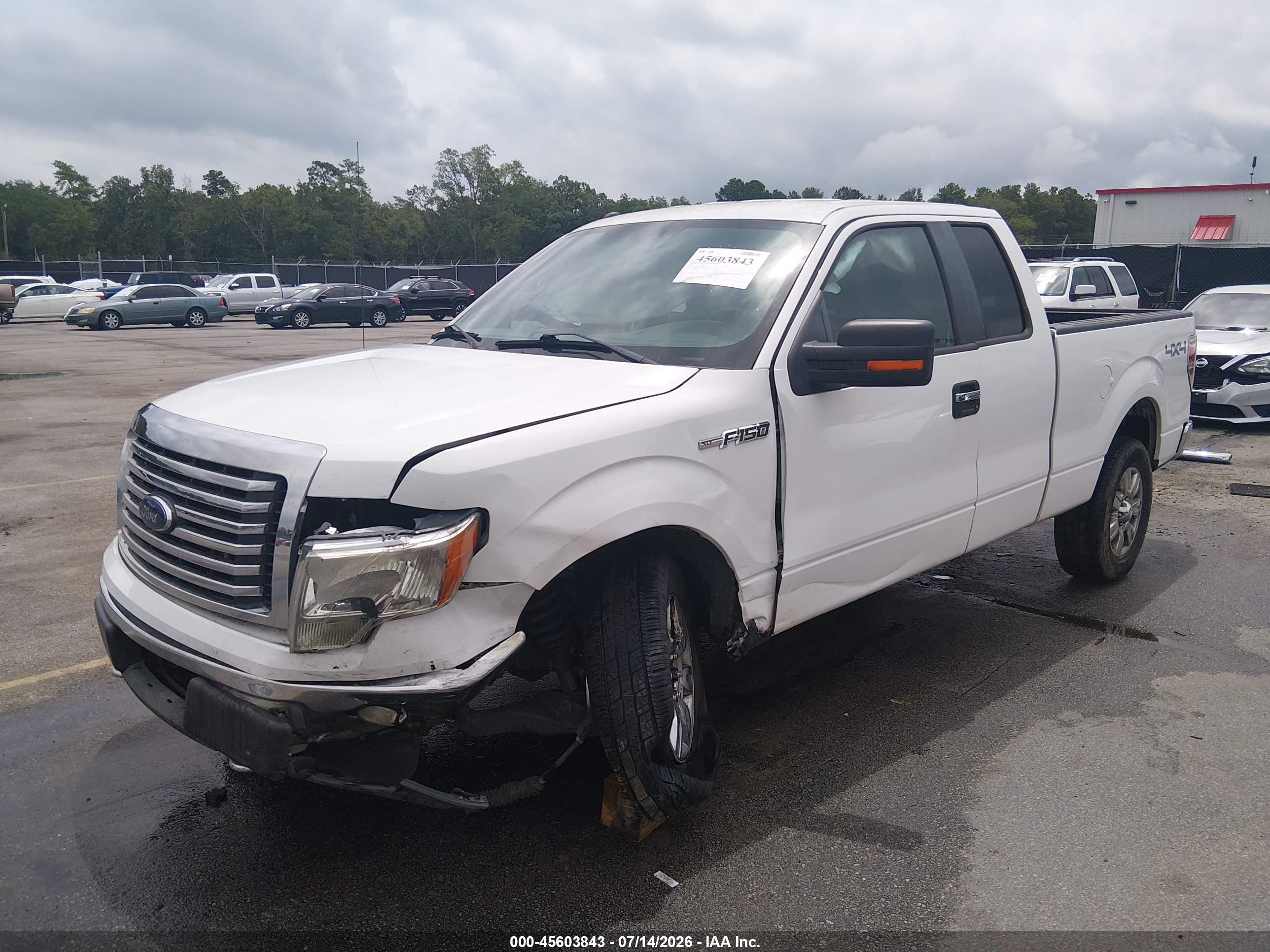 2012 Ford F-150 Xlt White vin: 1FTFX1EF7CFC88299