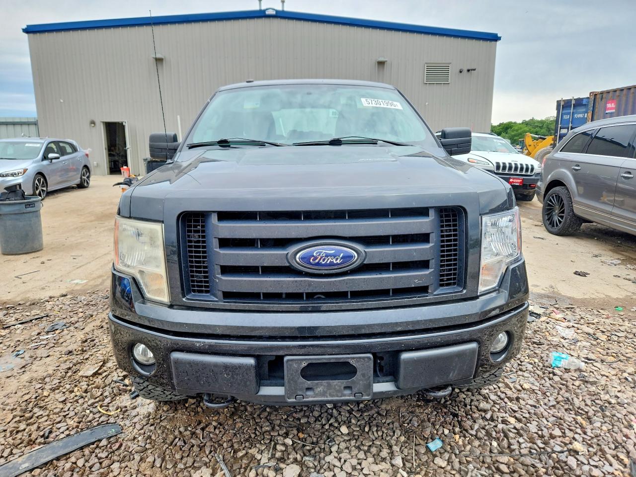 2012 Ford F150 Super Cab Black vin: 1FTFX1EF7CKE16709