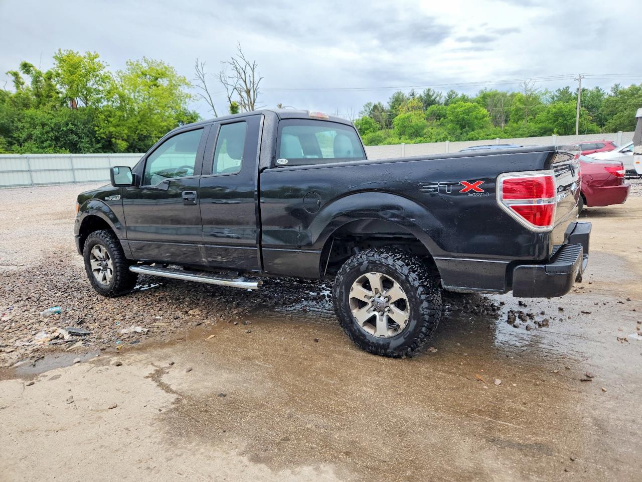 2012 Ford F150 Super Cab Black vin: 1FTFX1EF7CKE16709