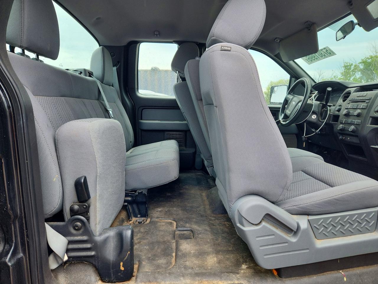 2012 Ford F150 Super Cab Black vin: 1FTFX1EF7CKE16709