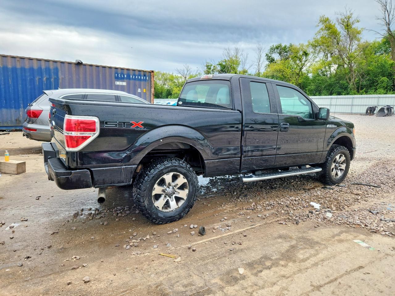 2012 Ford F150 Super Cab Black vin: 1FTFX1EF7CKE16709