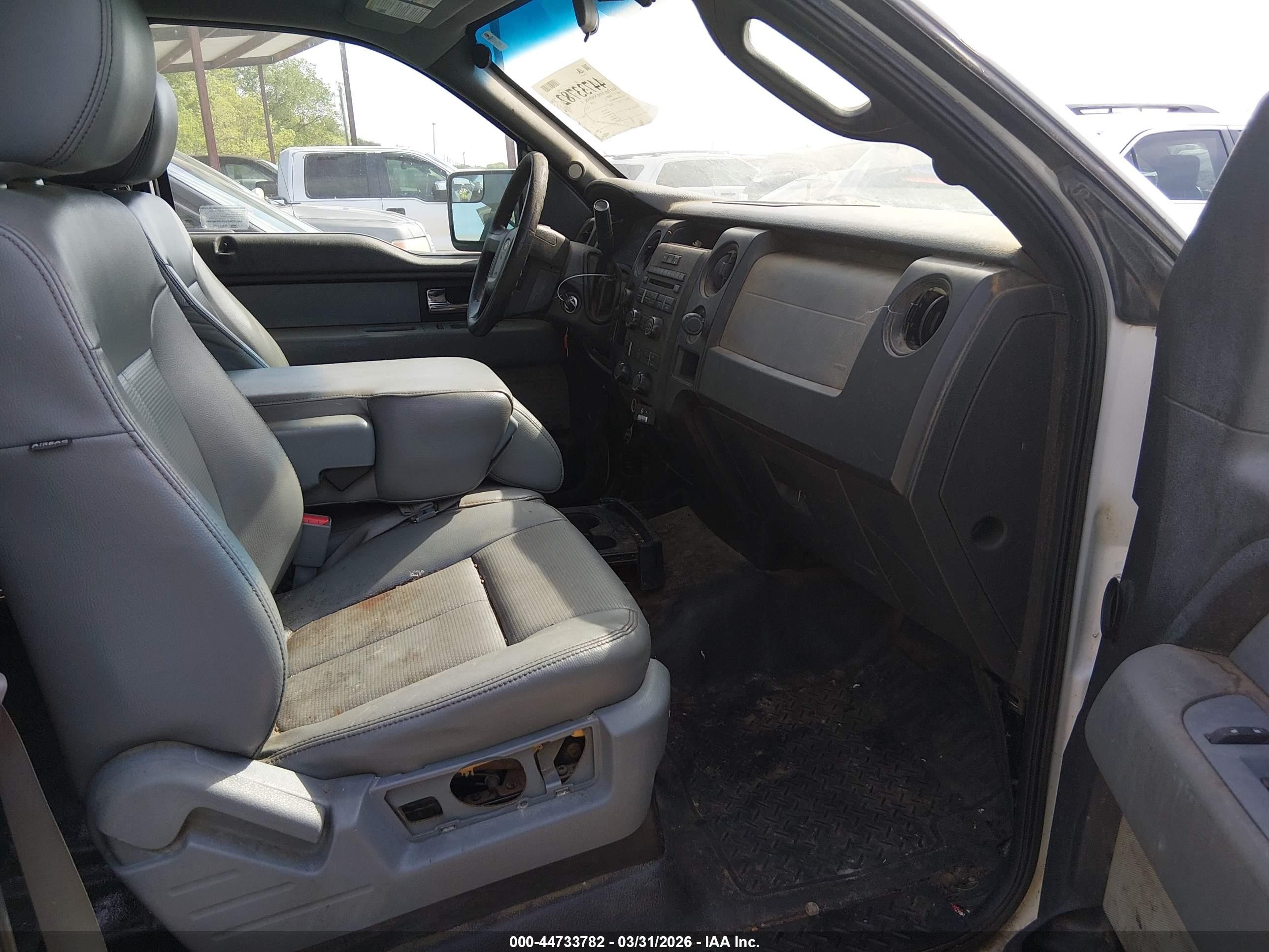 2013 Ford F-150 Xl White vin: 1FTFX1EF7DFB61523