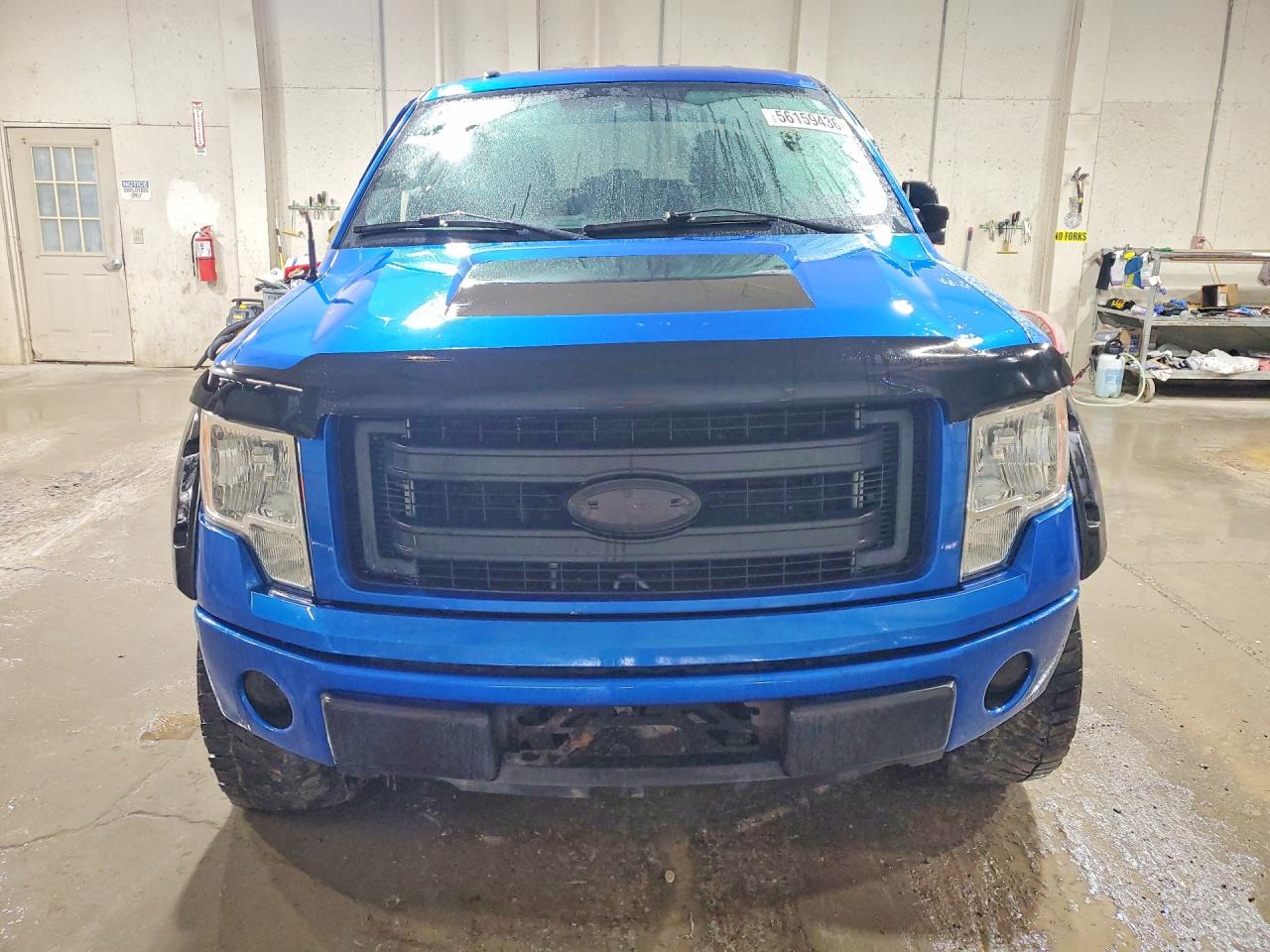 2013 Ford F150 Super Cab Синий vin: 1FTFX1EF7DFB80914