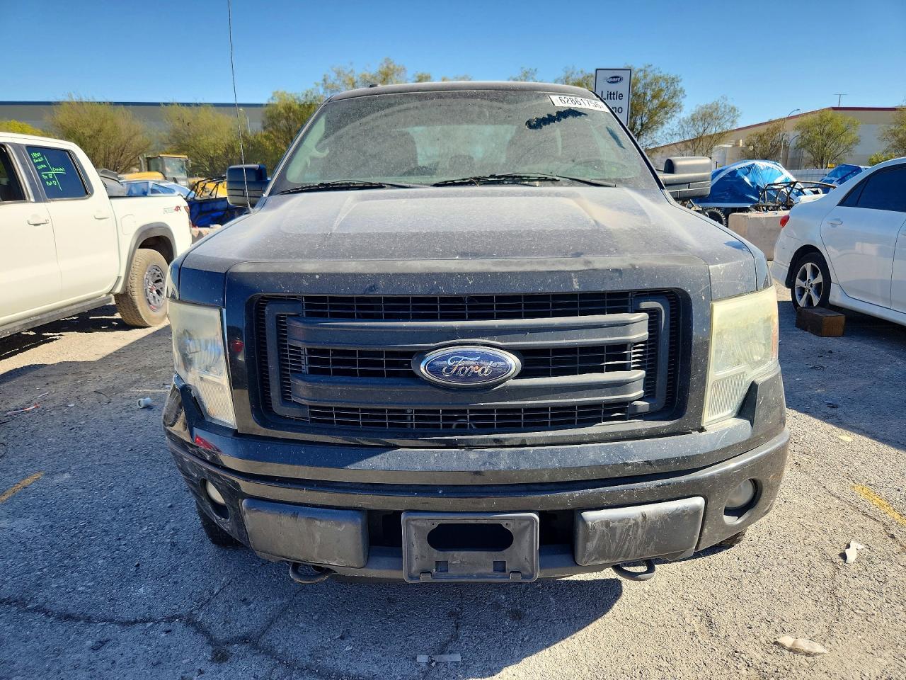 2013 Ford F150 Super Cab Black vin: 1FTFX1EF7DFD04065
