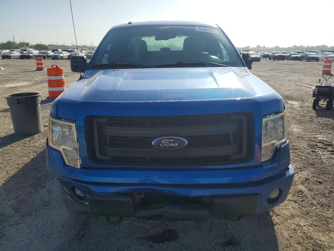 2013 Ford F150 Super Cab Blue vin: 1FTFX1EF7DFD53699