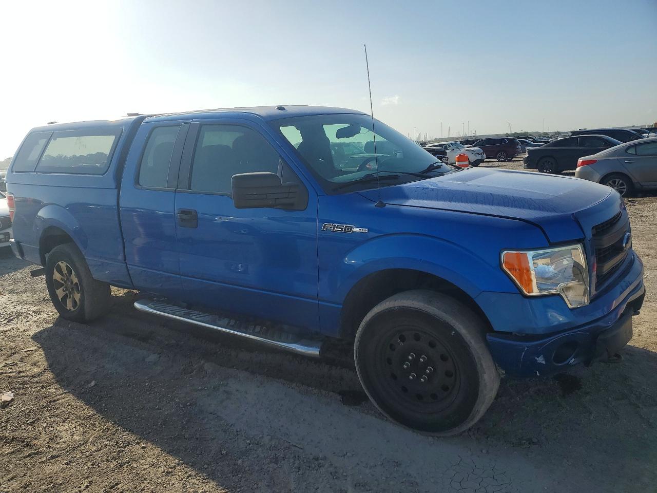 2013 Ford F150 Super Cab Blue vin: 1FTFX1EF7DFD53699