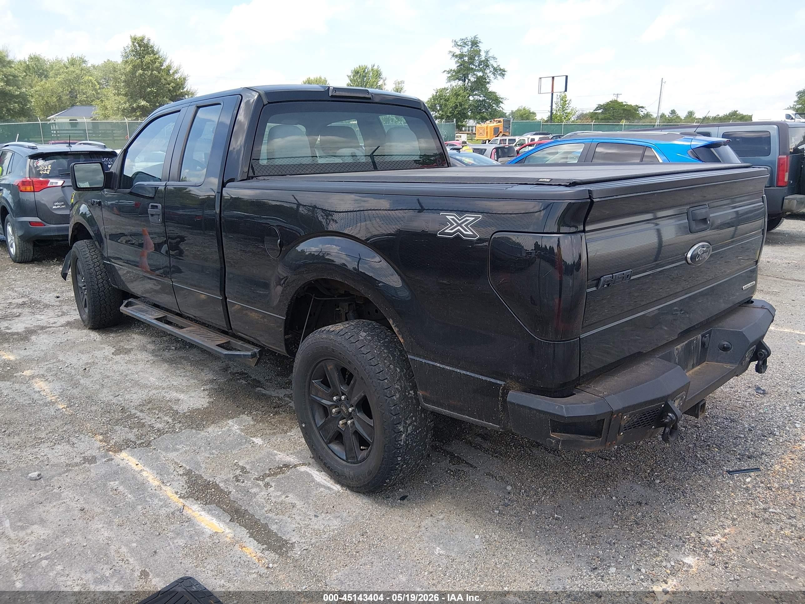 2013 Ford F-150 Stx Black vin: 1FTFX1EF7DKD87553