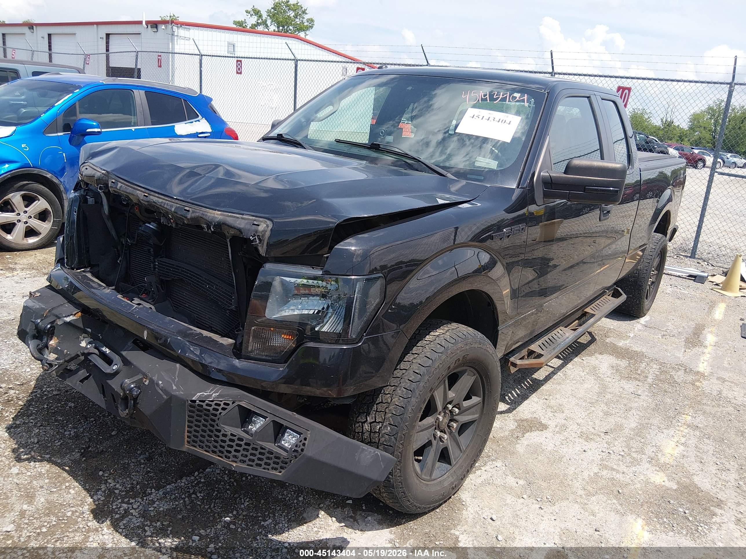2013 Ford F-150 Stx Black vin: 1FTFX1EF7DKD87553