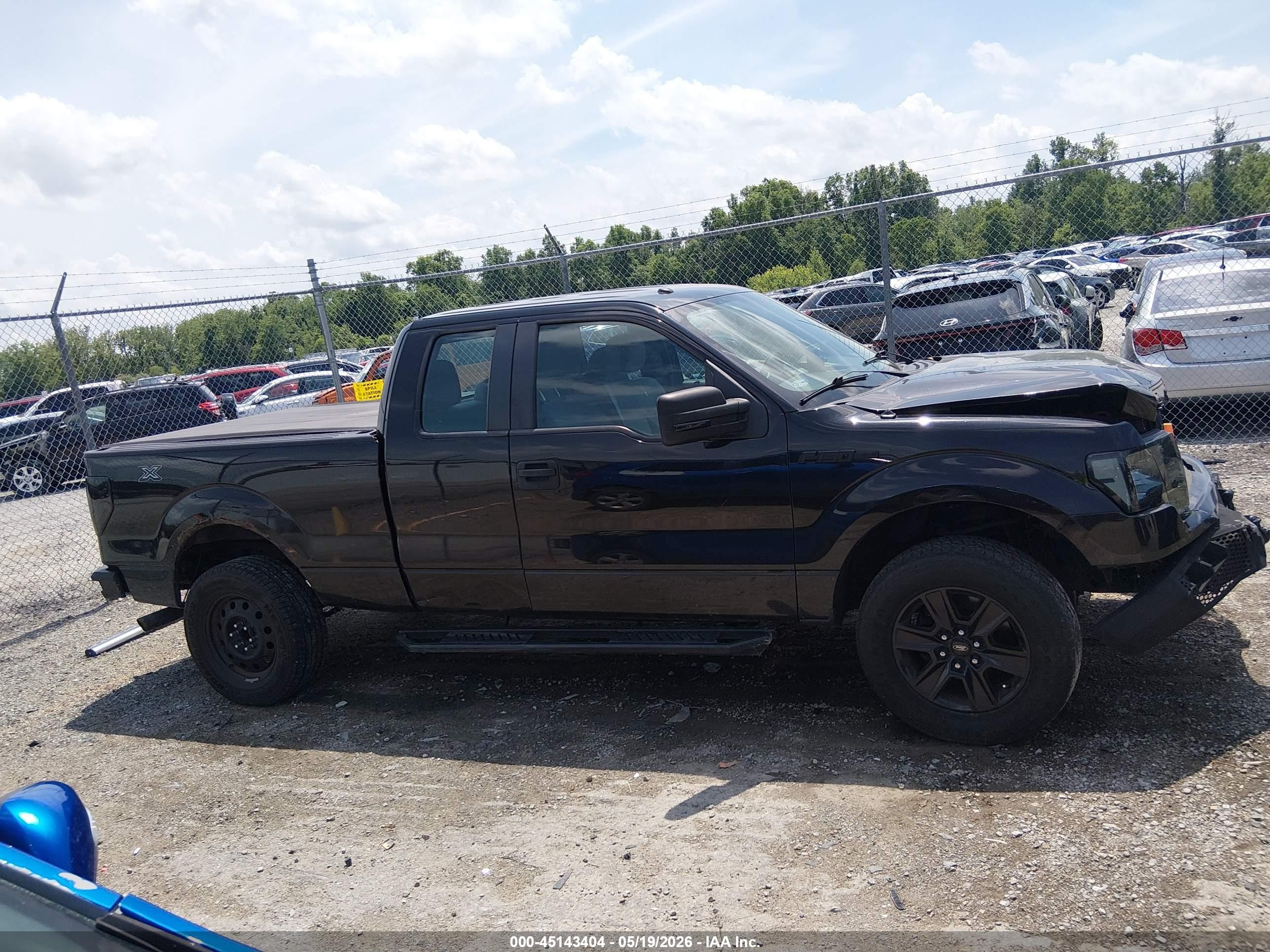 2013 Ford F-150 Stx Black vin: 1FTFX1EF7DKD87553