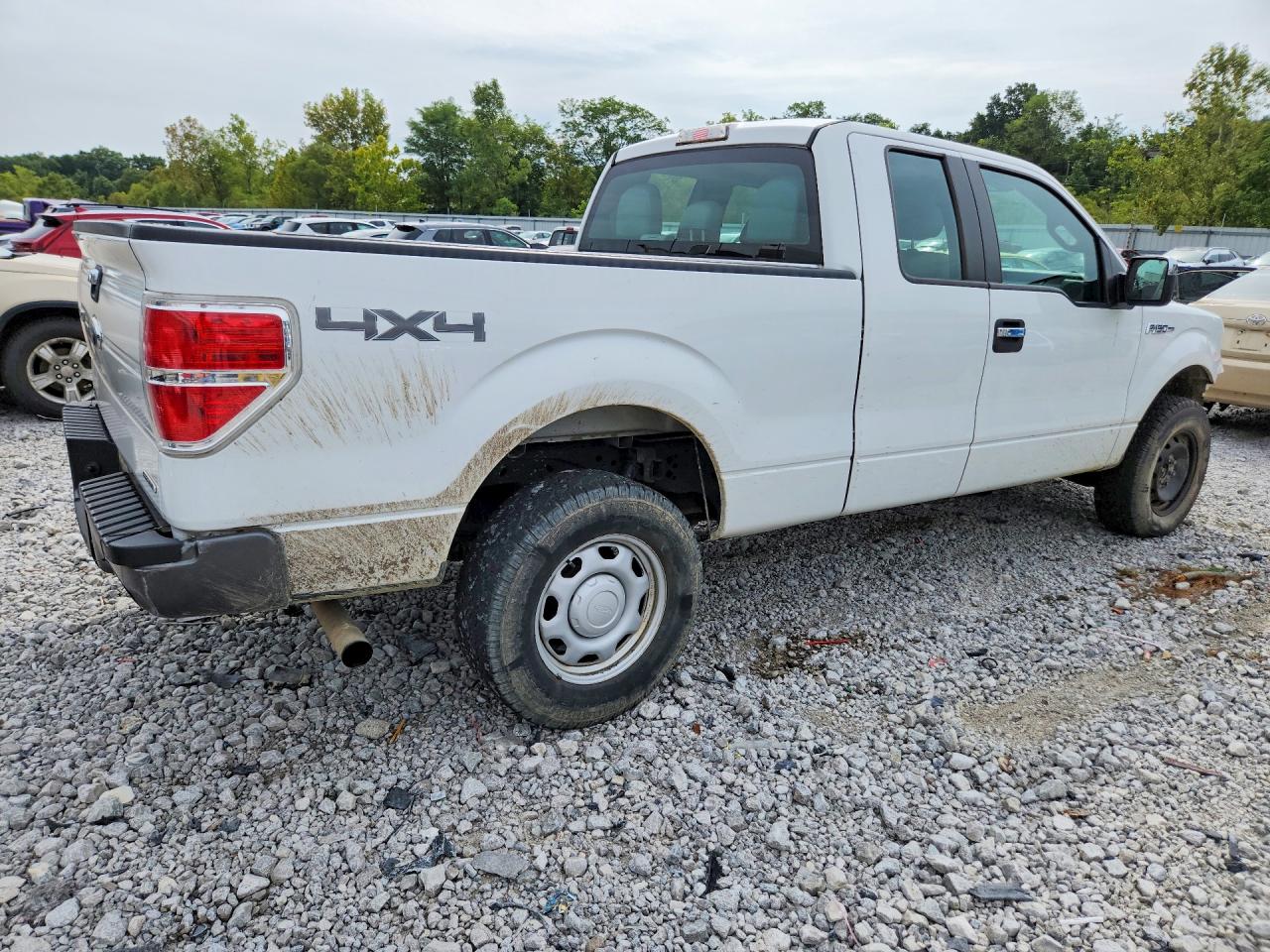 2013 Ford F150 Super Cab Белый vin: 1FTFX1EF7DKE66964