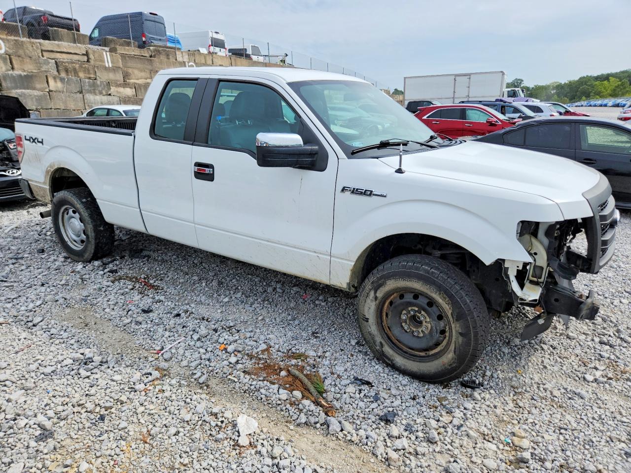 2013 Ford F150 Super Cab Белый vin: 1FTFX1EF7DKE66964