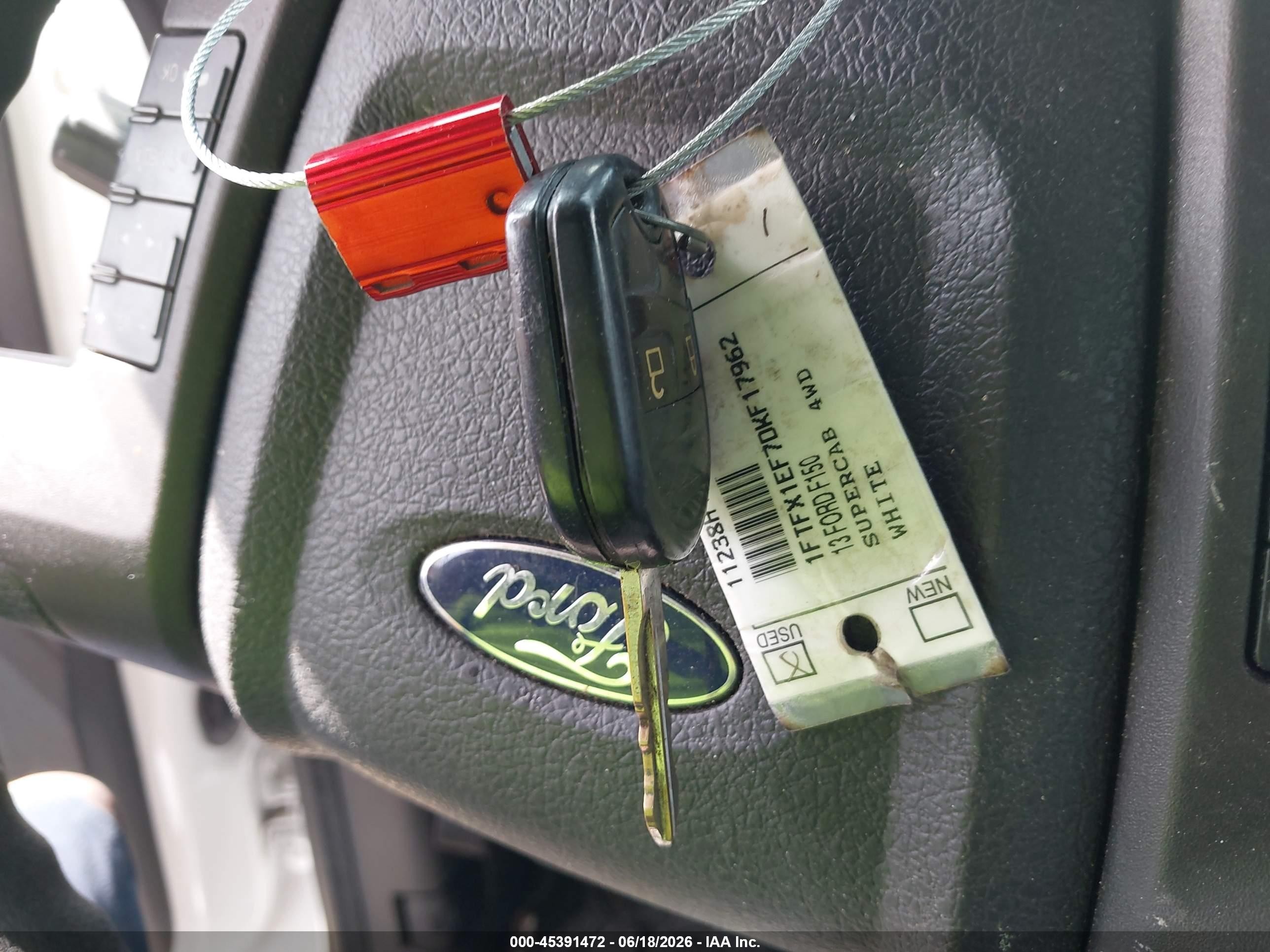 2013 Ford F-150 Stx White vin: 1FTFX1EF7DKF17962