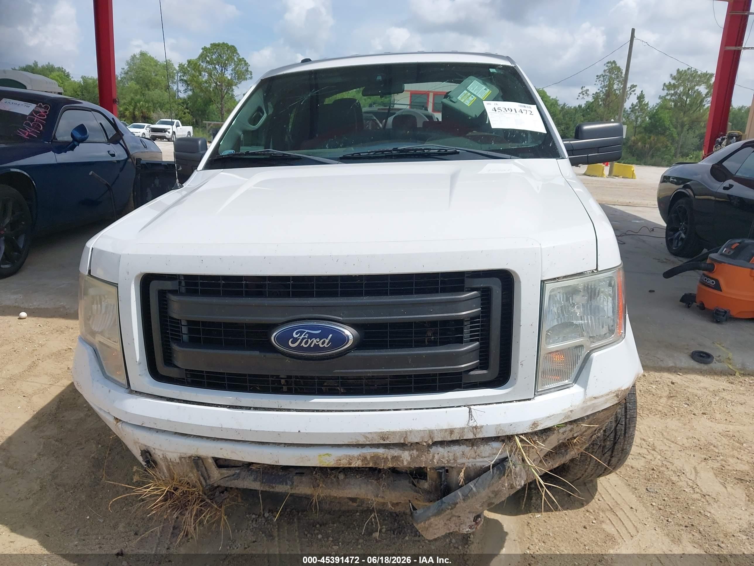 2013 Ford F-150 Stx White vin: 1FTFX1EF7DKF17962