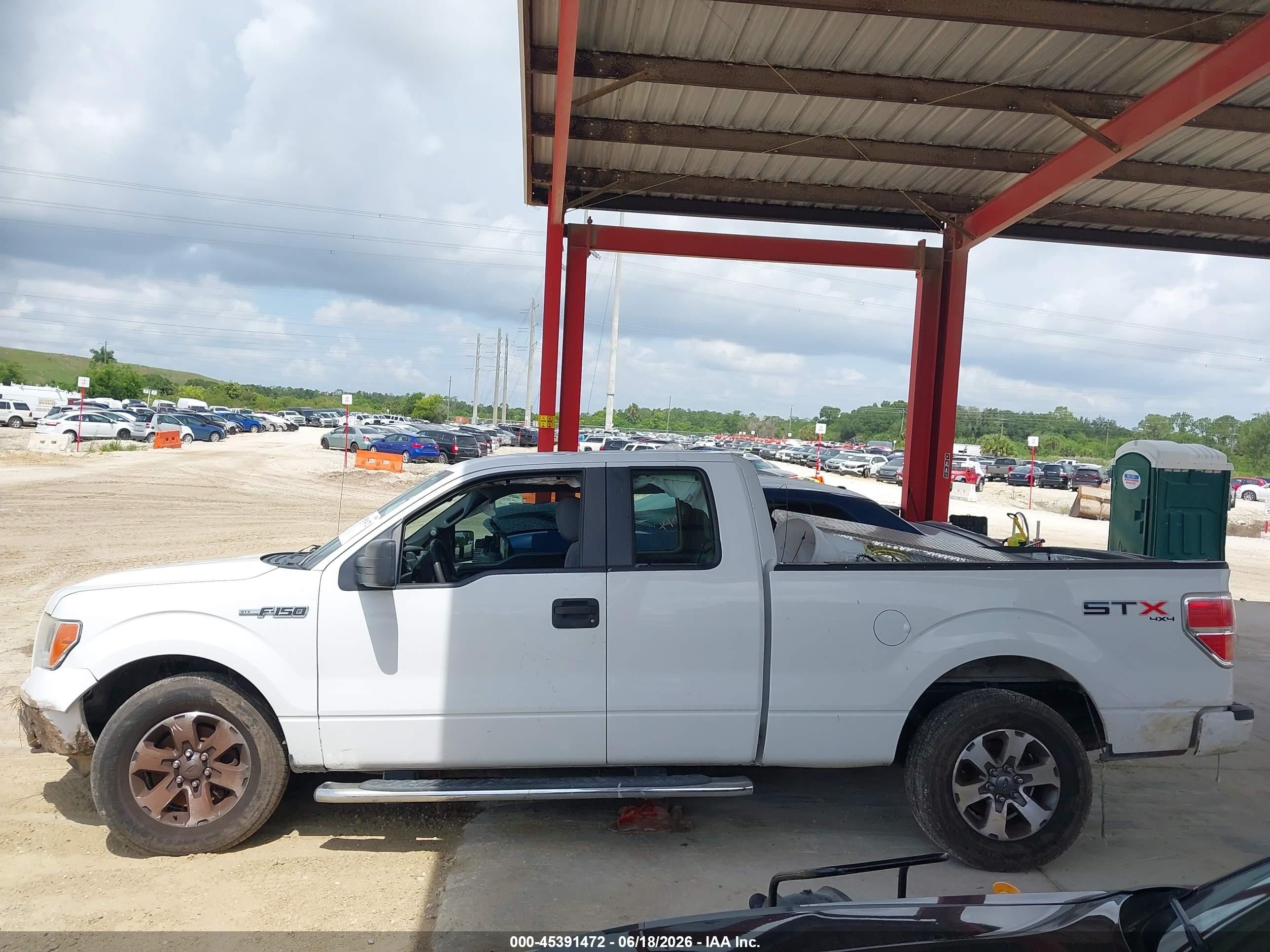 2013 Ford F-150 Stx White vin: 1FTFX1EF7DKF17962