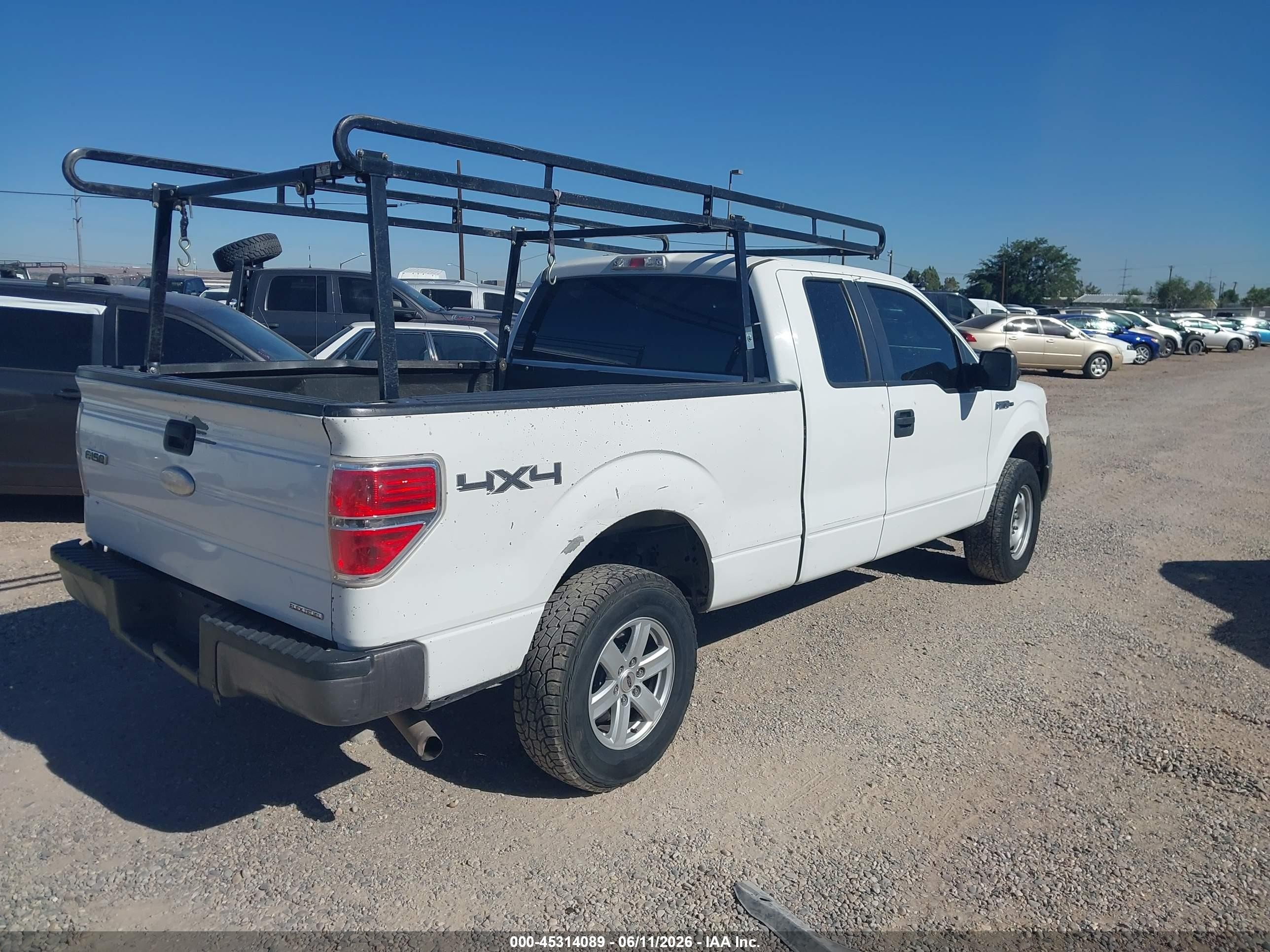 2013 Ford F-150 Xl White vin: 1FTFX1EF7DKG35560