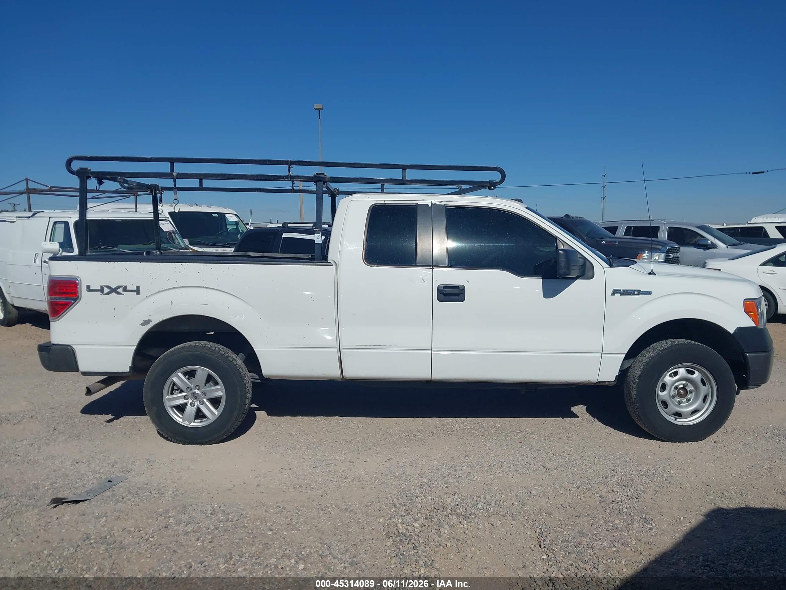 2013 Ford F-150 Xl White vin: 1FTFX1EF7DKG35560