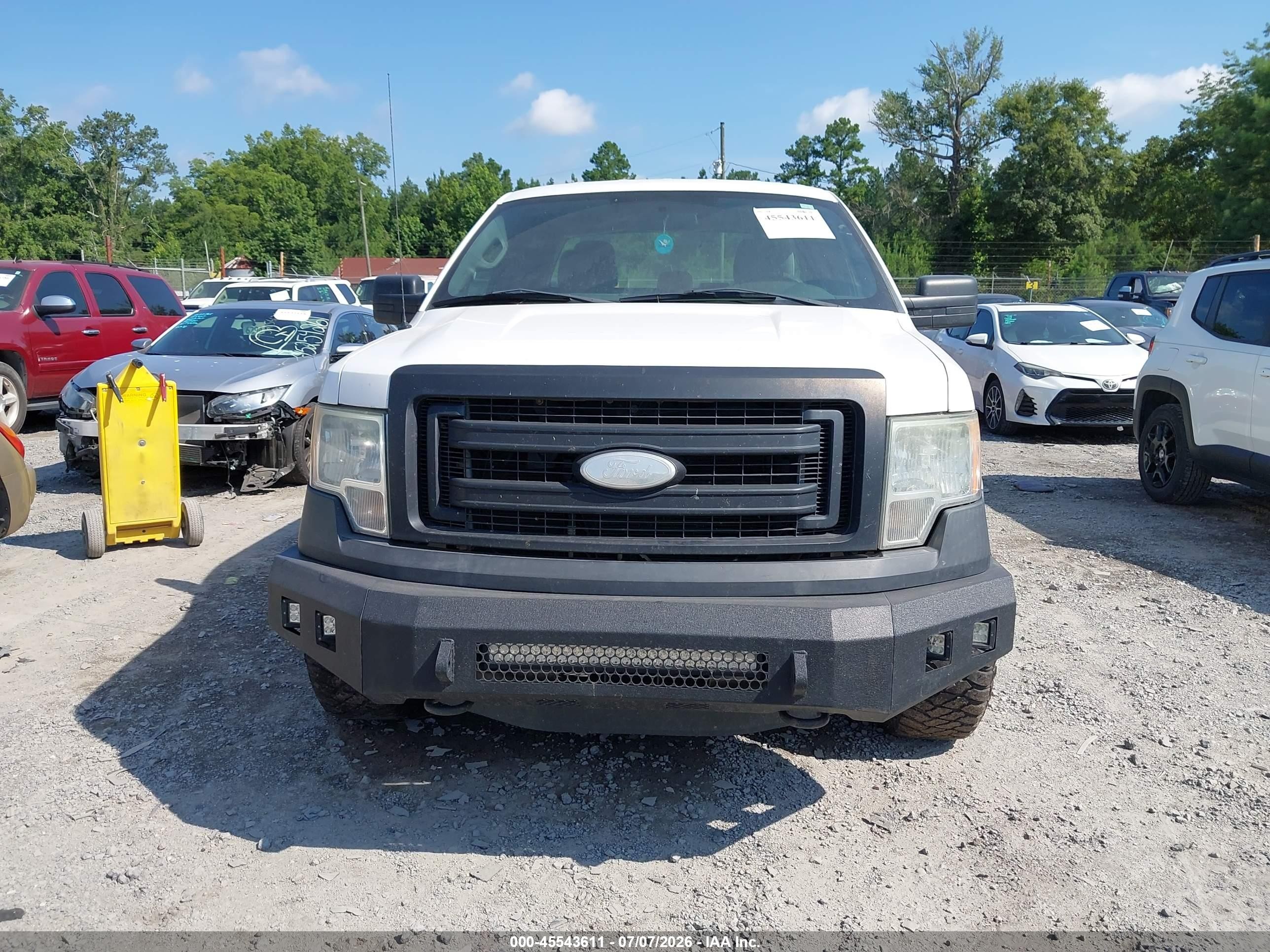 2014 Ford F-150 Fx4/lariat/stx/xl/xlt White vin: 1FTFX1EF7EKD06018