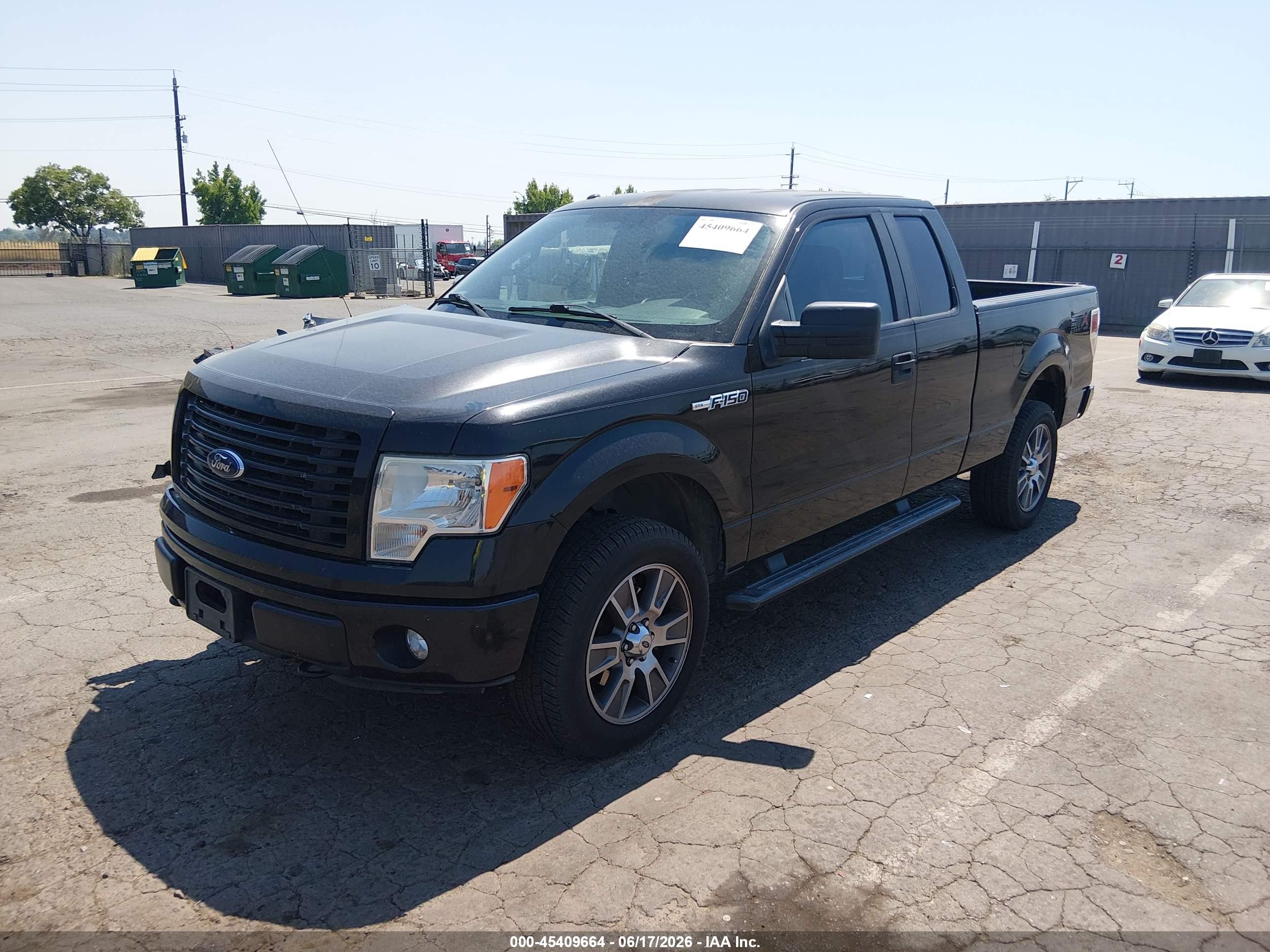 2014 Ford F-150 Stx Black vin: 1FTFX1EF7EKE83281