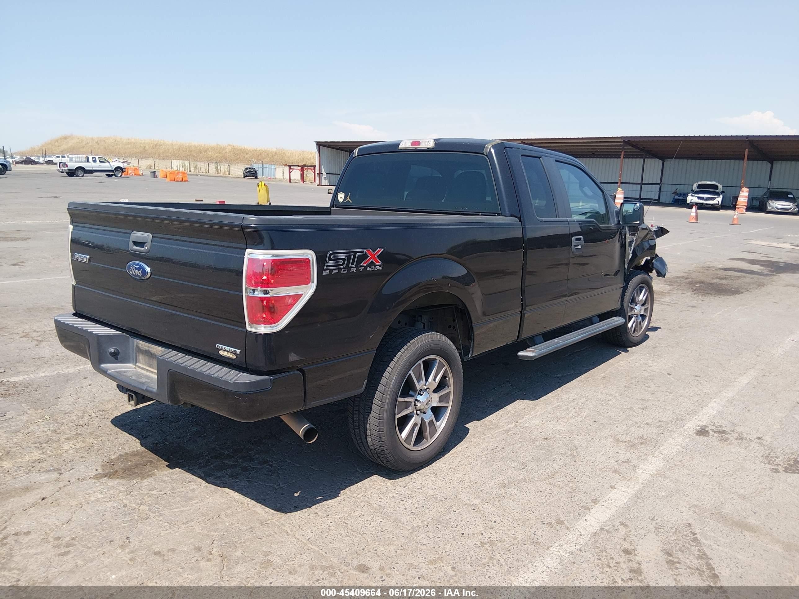 2014 Ford F-150 Stx Black vin: 1FTFX1EF7EKE83281