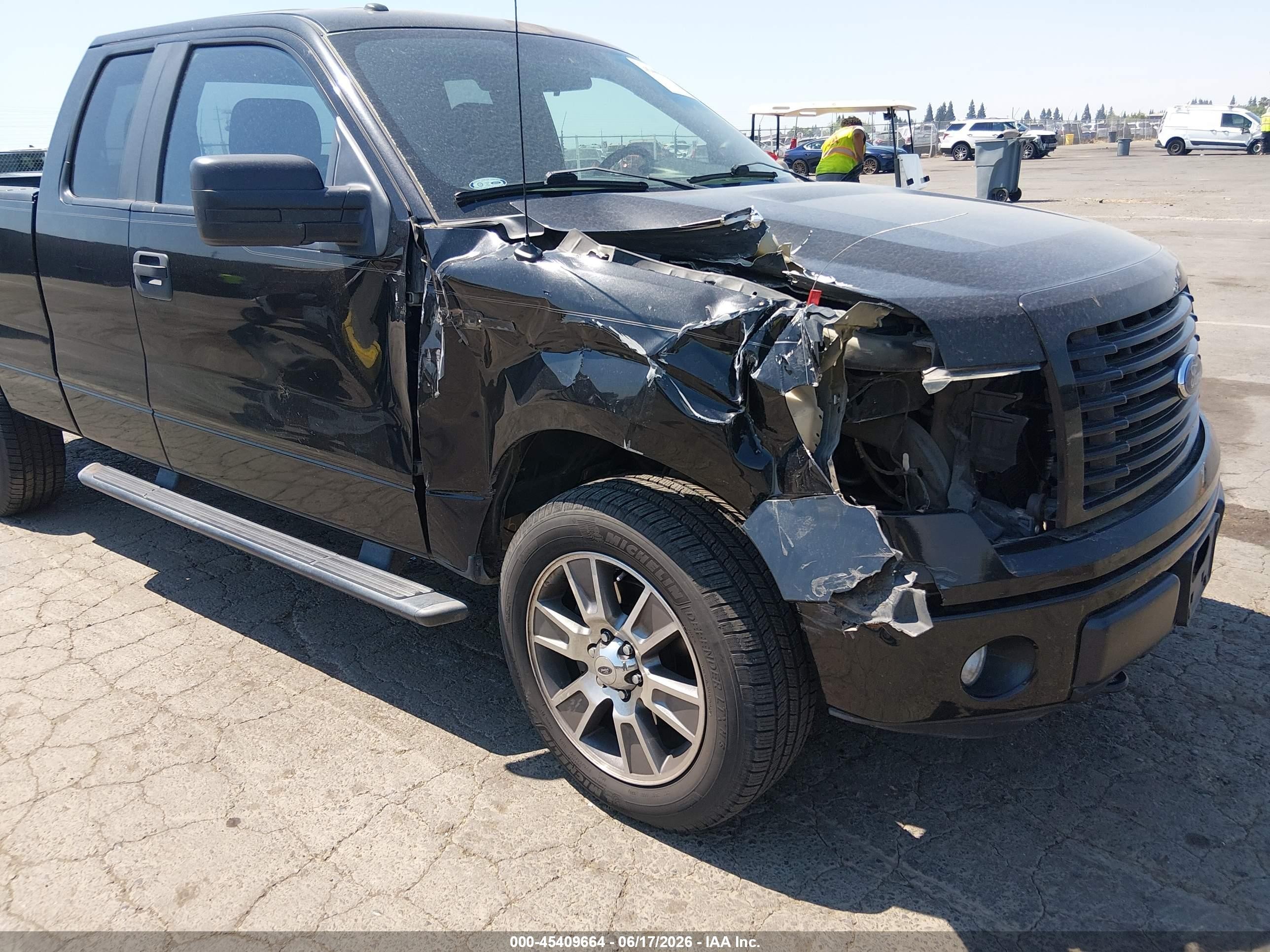 2014 Ford F-150 Stx Black vin: 1FTFX1EF7EKE83281