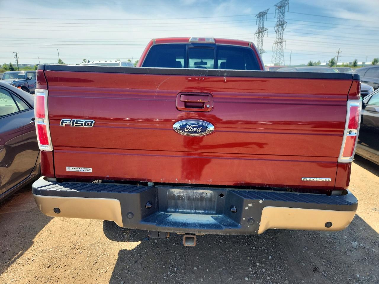 2014 Ford F150 Super Cab Red vin: 1FTFX1EF7EKG03502