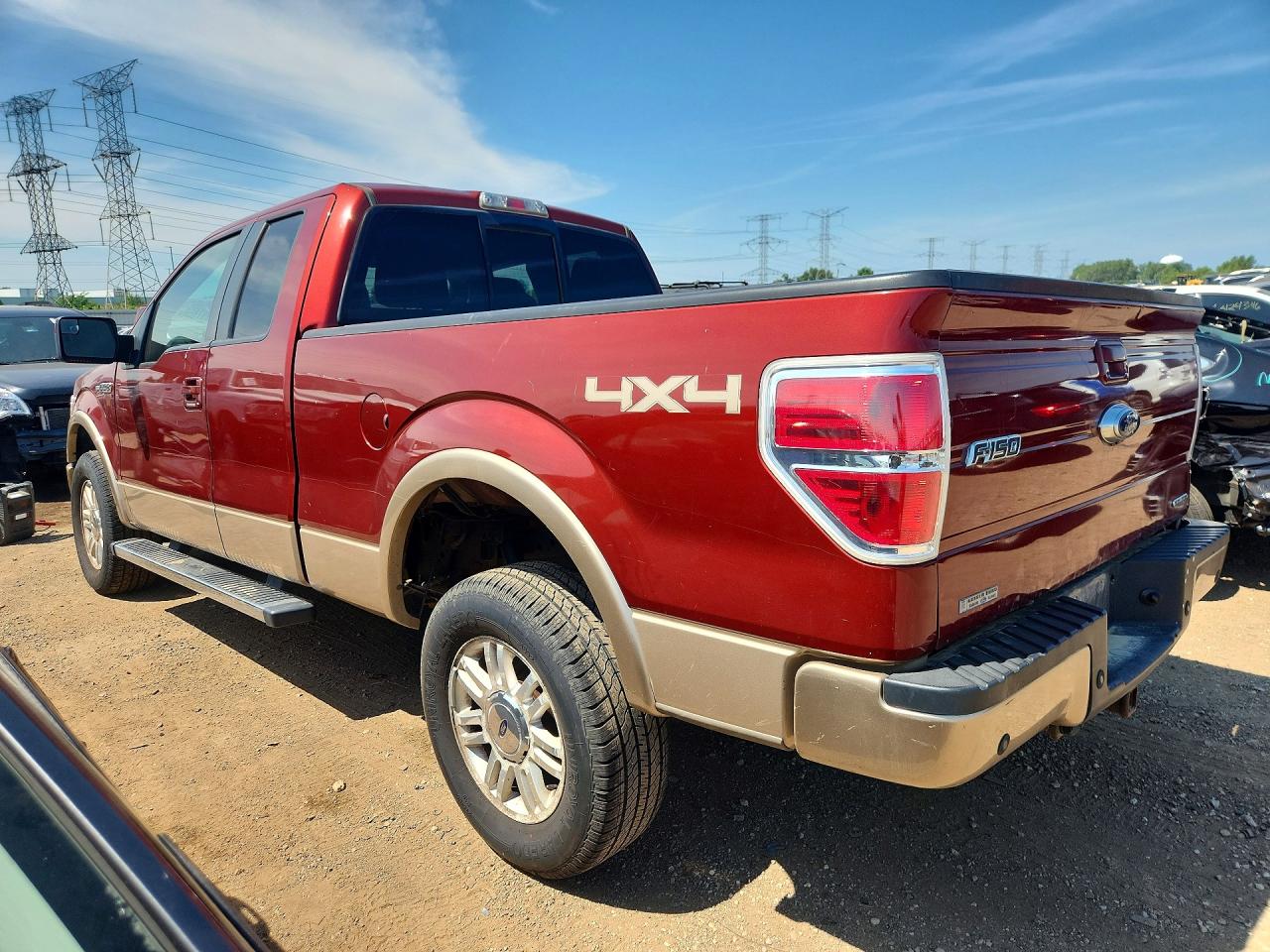 2014 Ford F150 Super Cab Red vin: 1FTFX1EF7EKG03502