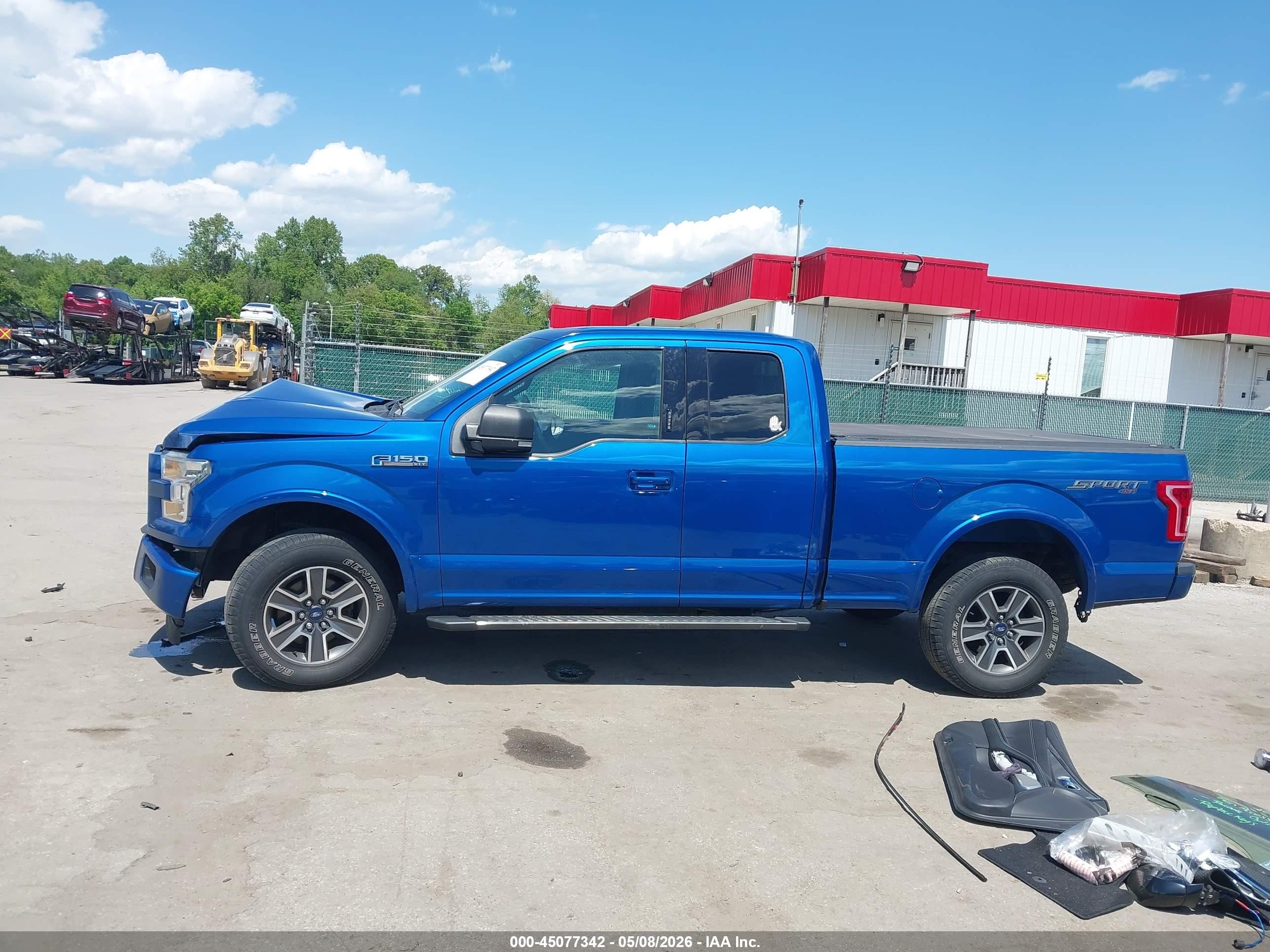 2017 Ford F-150 Xlt Blue vin: 1FTFX1EF7HKE32335