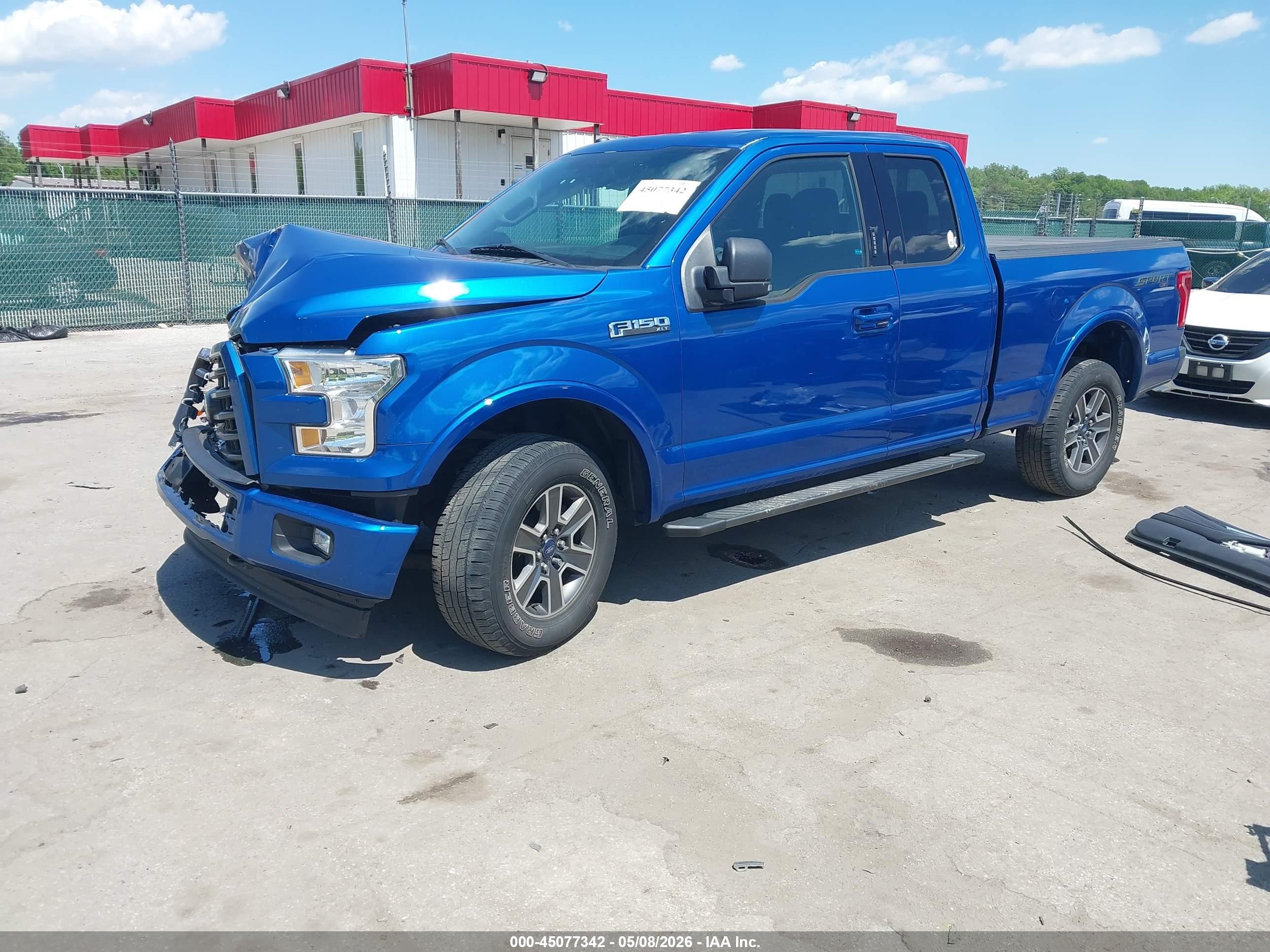 2017 Ford F-150 Xlt Blue vin: 1FTFX1EF7HKE32335