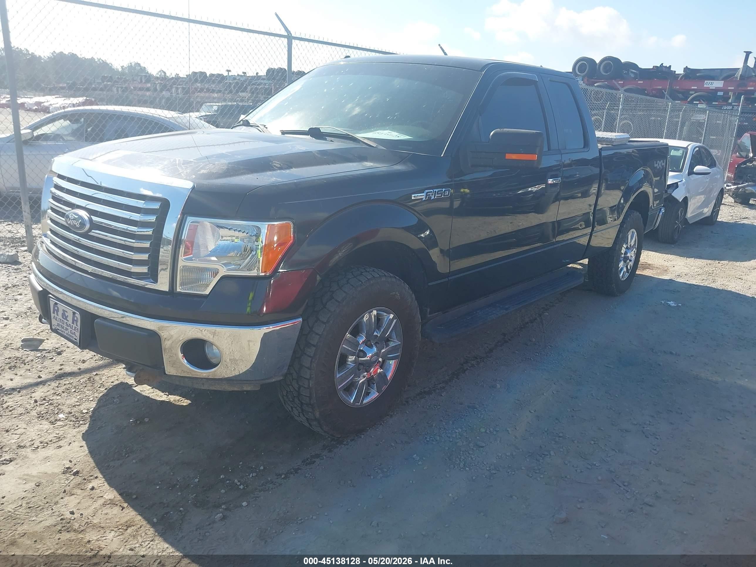 2011 Ford F-150 Xlt Black vin: 1FTFX1EF8BFA23969