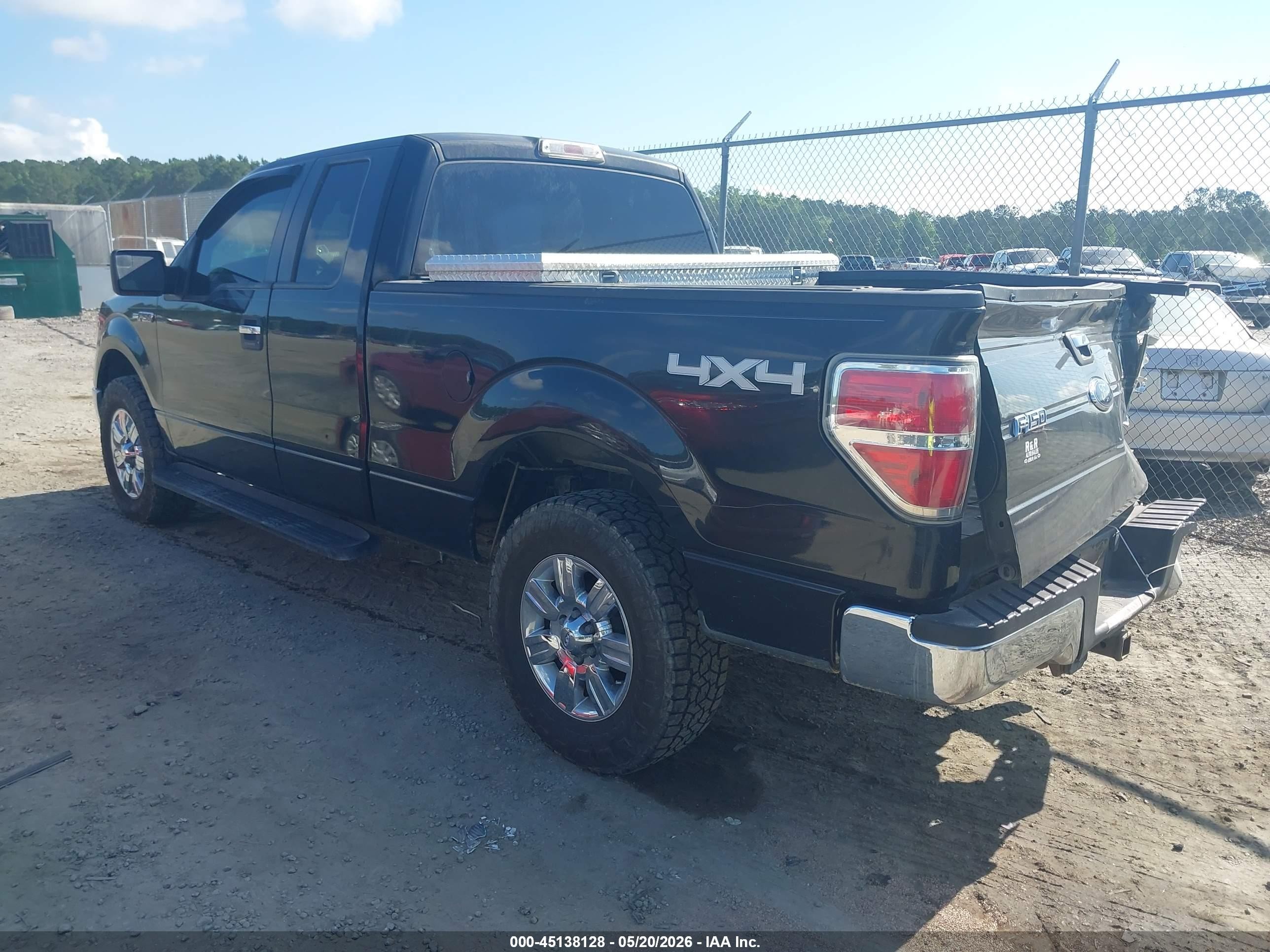 2011 Ford F-150 Xlt Black vin: 1FTFX1EF8BFA23969