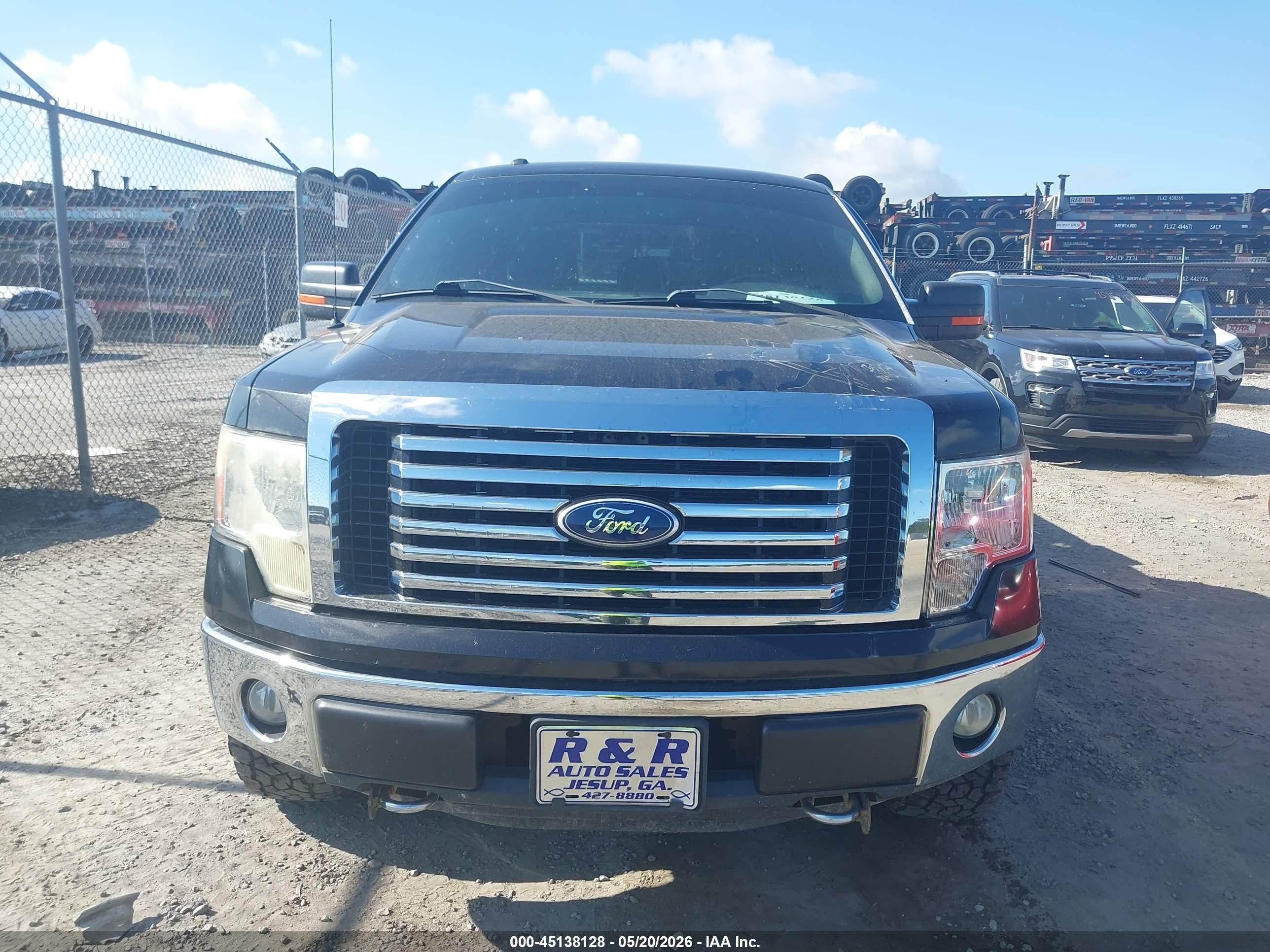 2011 Ford F-150 Xlt Black vin: 1FTFX1EF8BFA23969