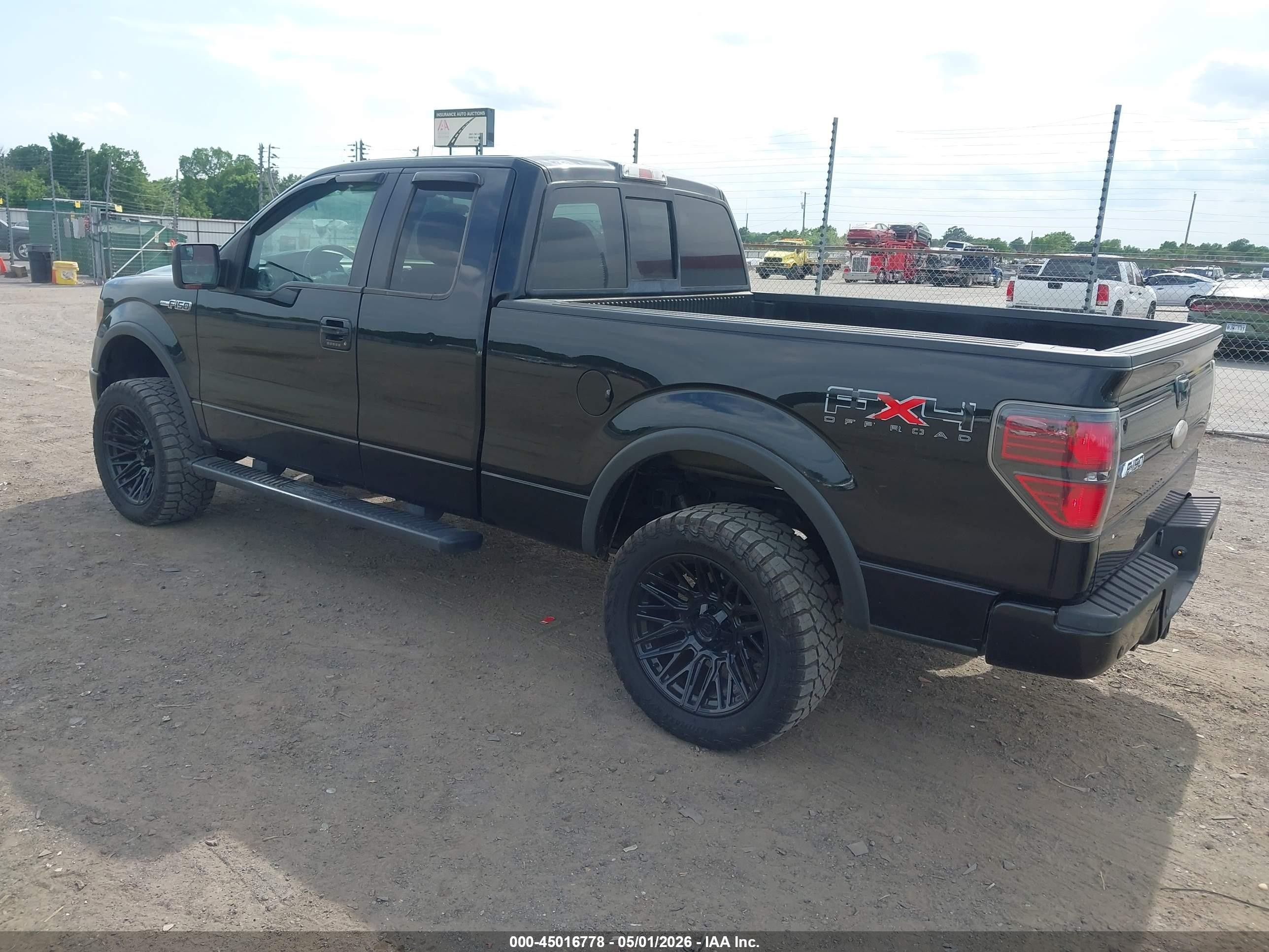 2011 Ford F-150 Fx4 Black vin: 1FTFX1EF8BFC12119