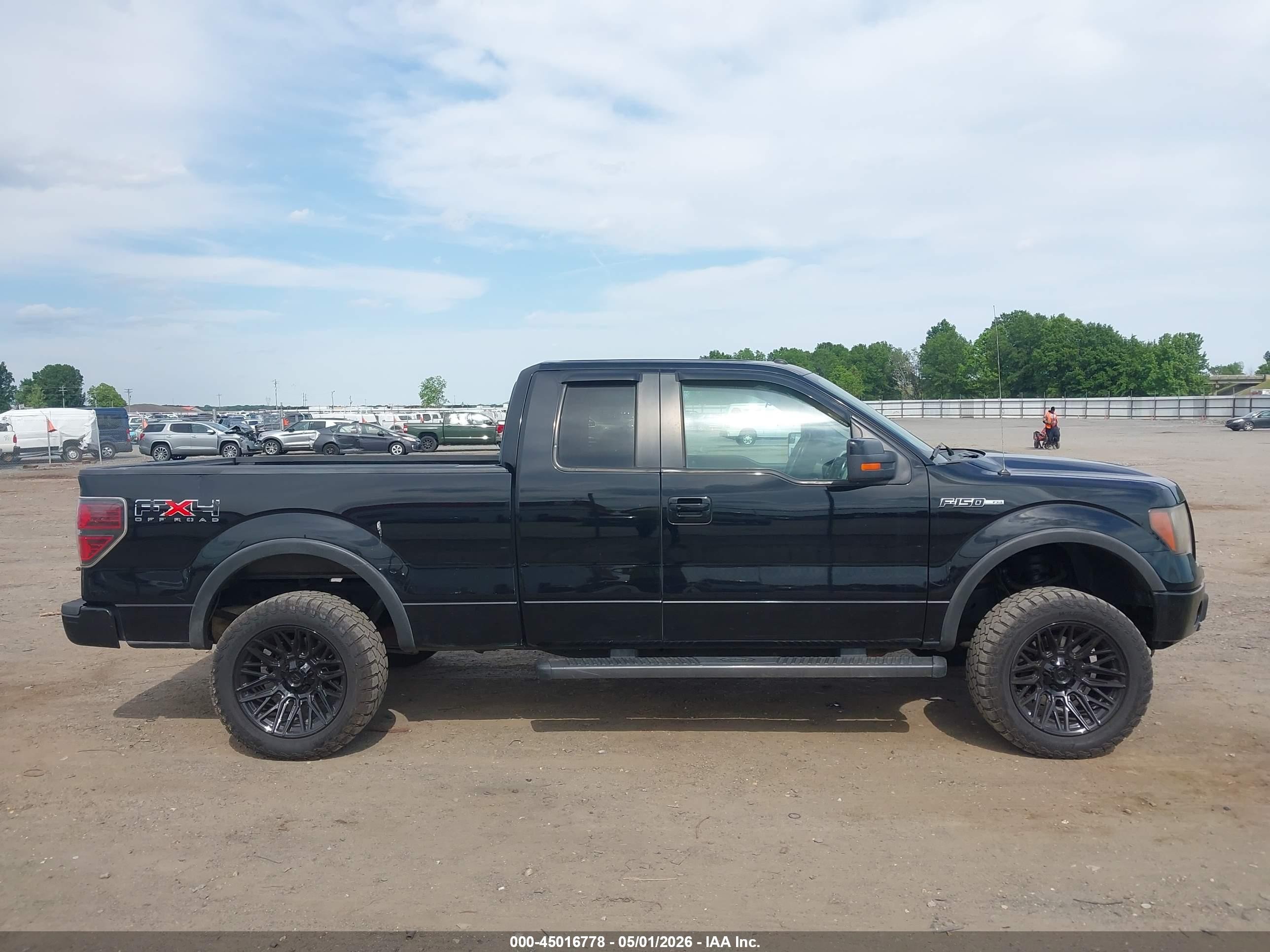 2011 Ford F-150 Fx4 Black vin: 1FTFX1EF8BFC12119