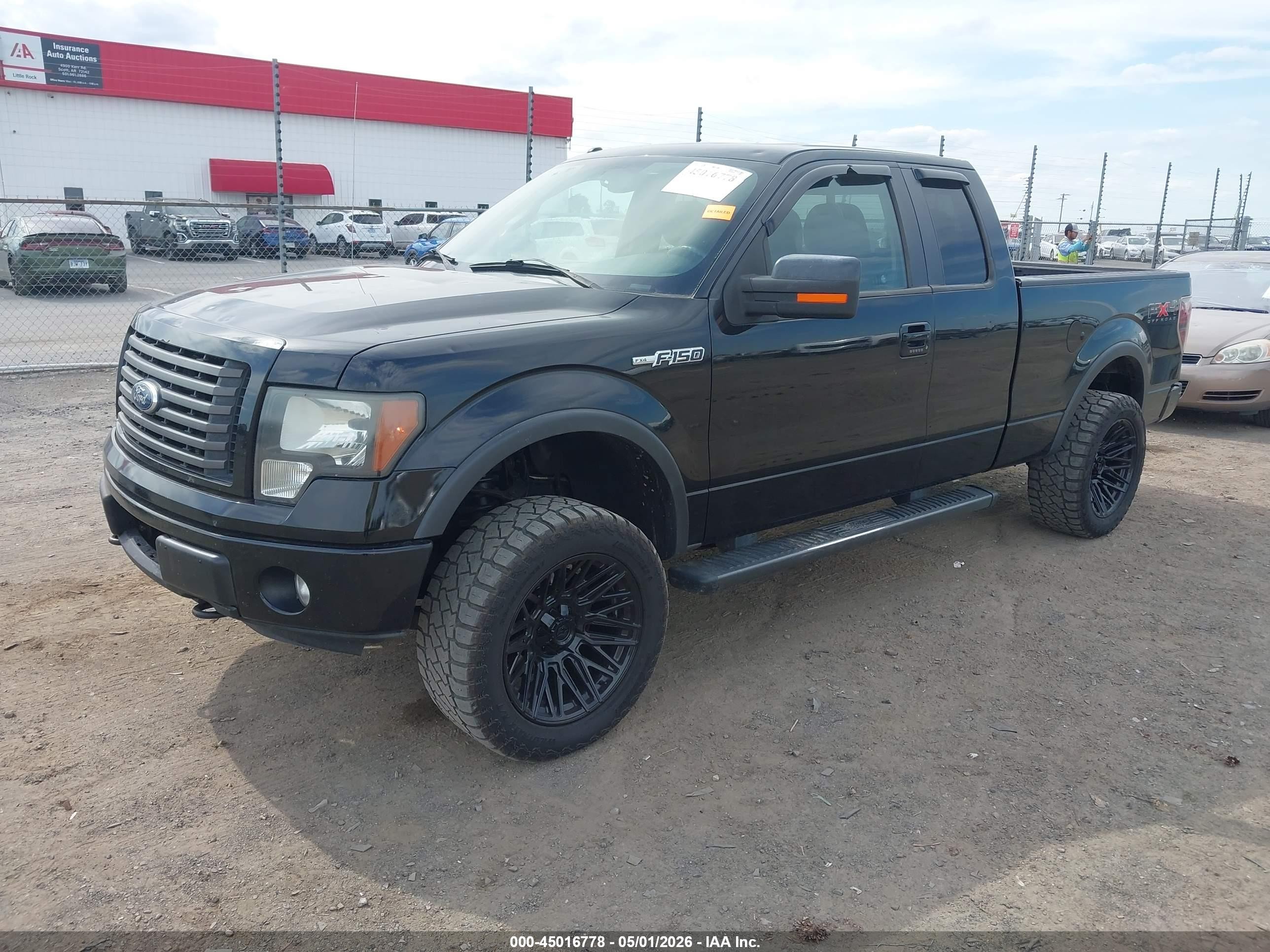 2011 Ford F-150 Fx4 Black vin: 1FTFX1EF8BFC12119