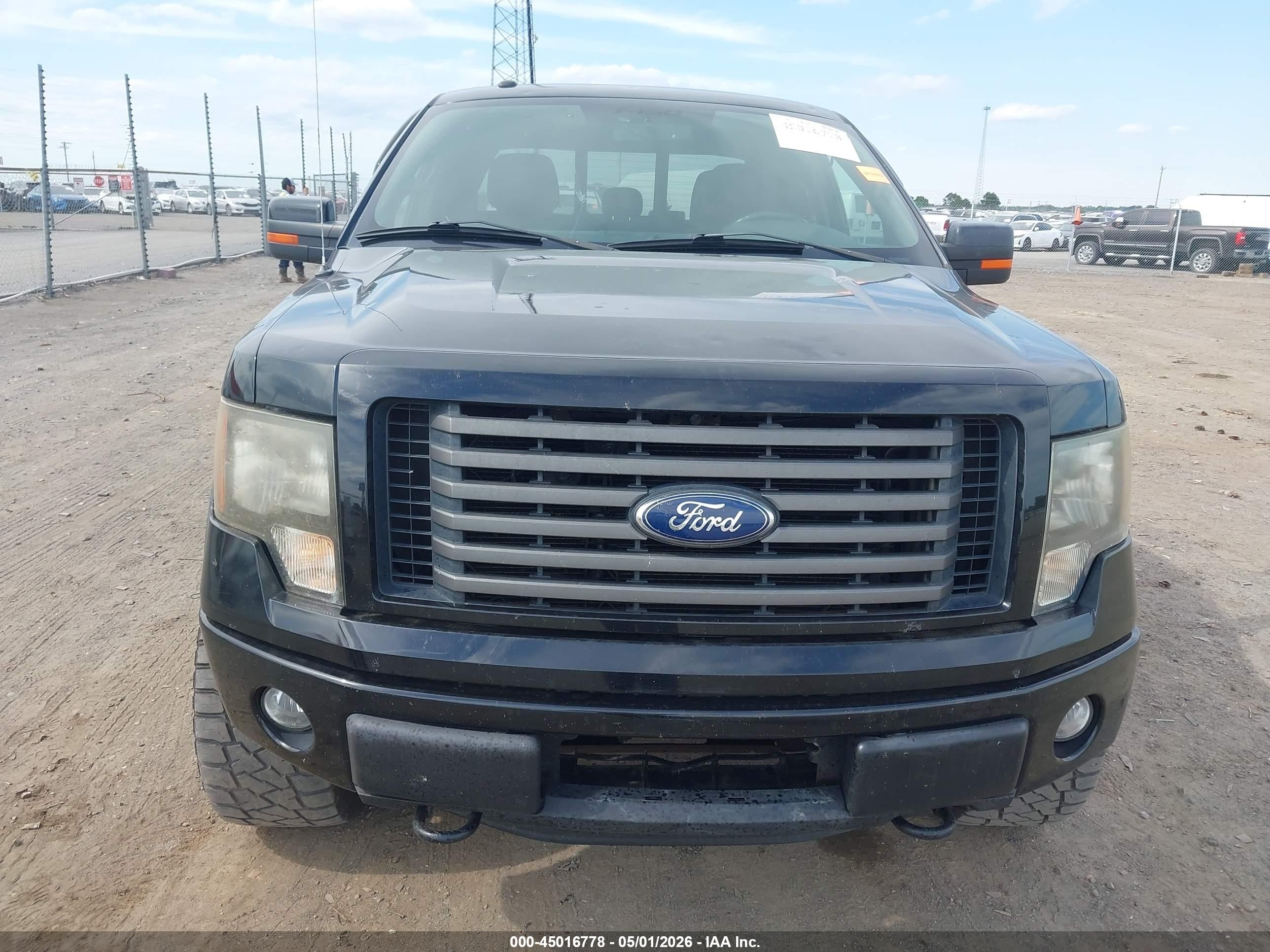 2011 Ford F-150 Fx4 Black vin: 1FTFX1EF8BFC12119