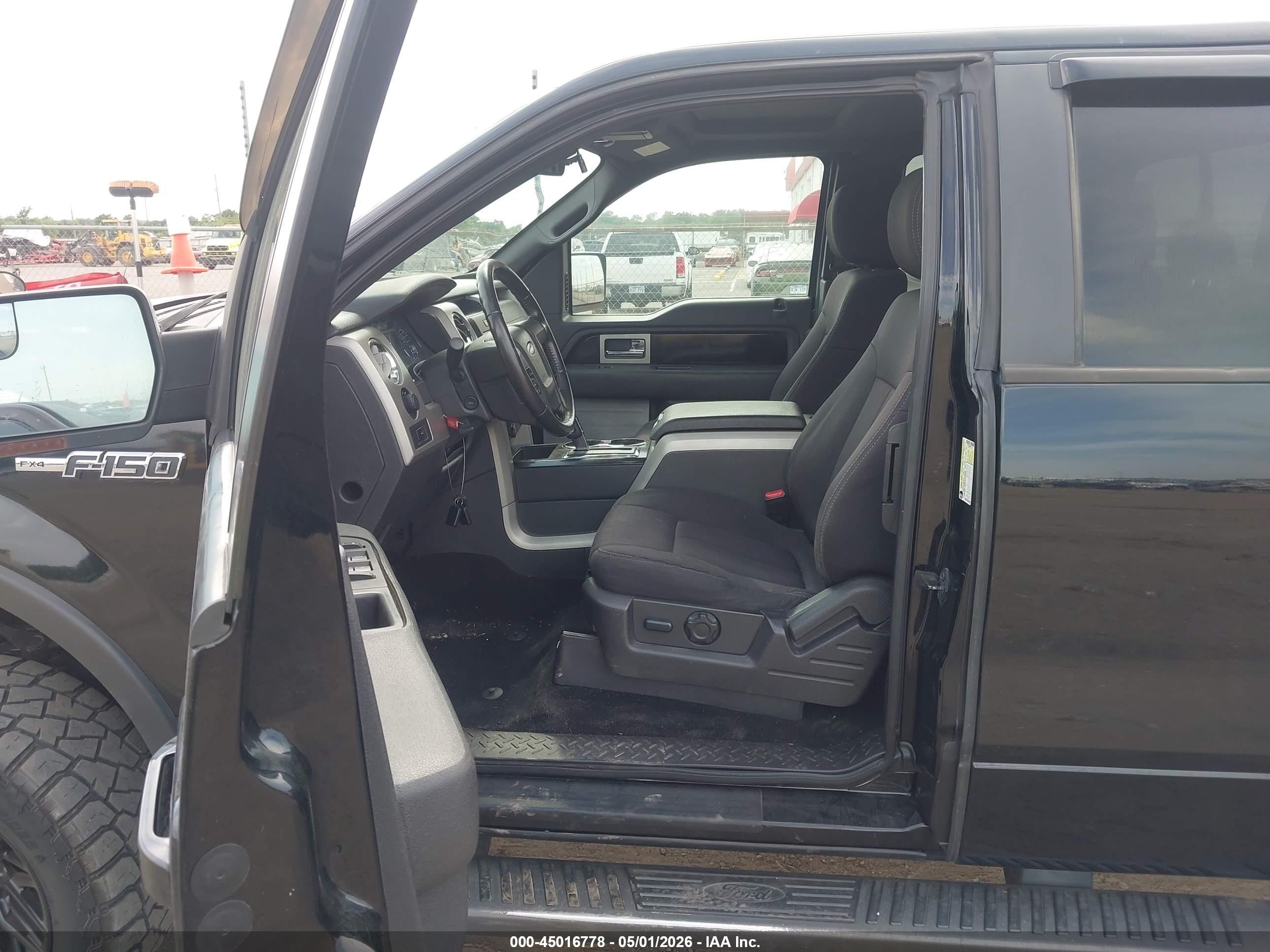 2011 Ford F-150 Fx4 Black vin: 1FTFX1EF8BFC12119