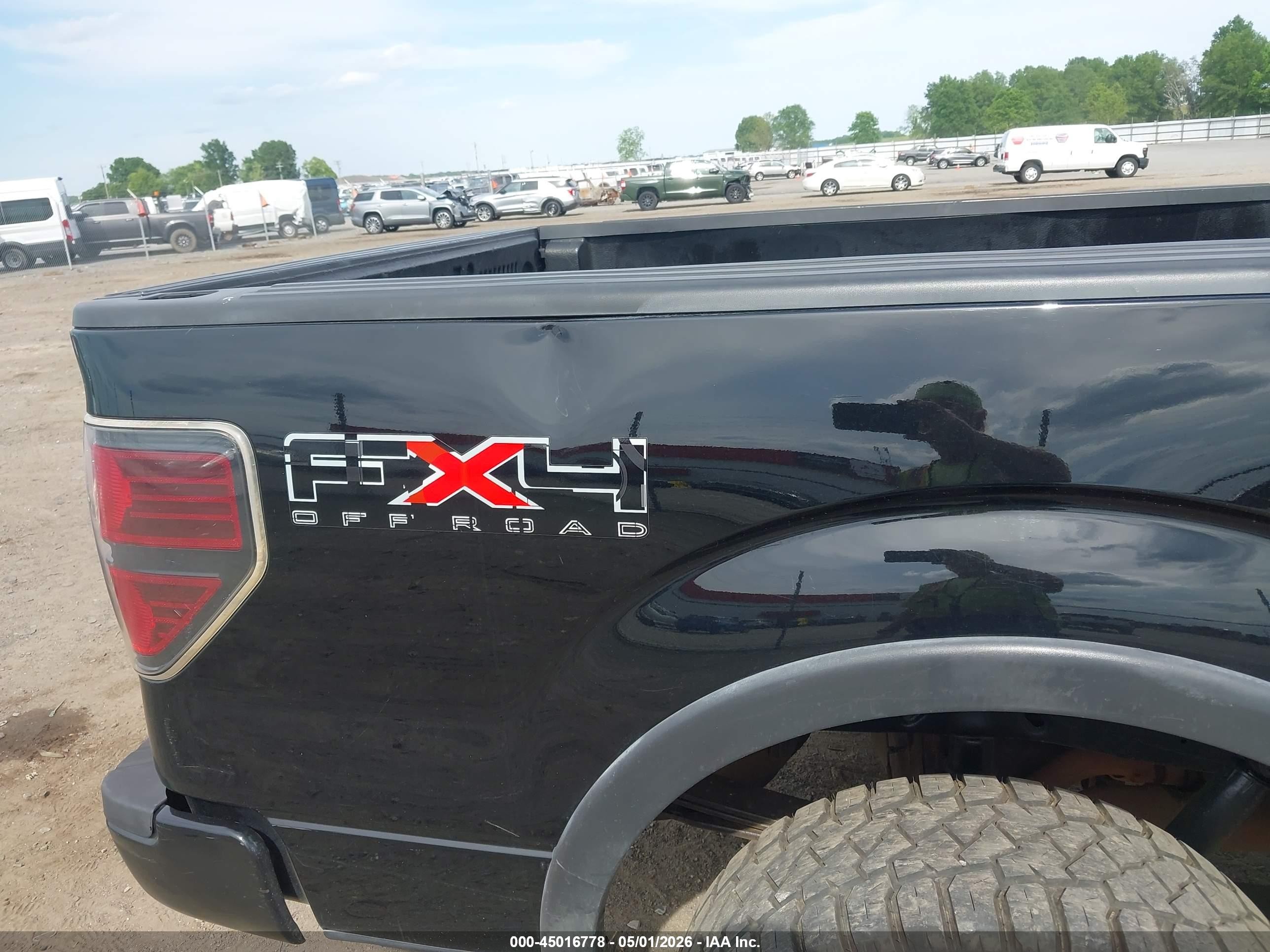 2011 Ford F-150 Fx4 Black vin: 1FTFX1EF8BFC12119
