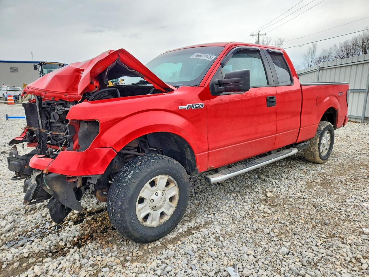 2011 Ford F150 Super Cab Красный vin: 1FTFX1EF8BFD26301