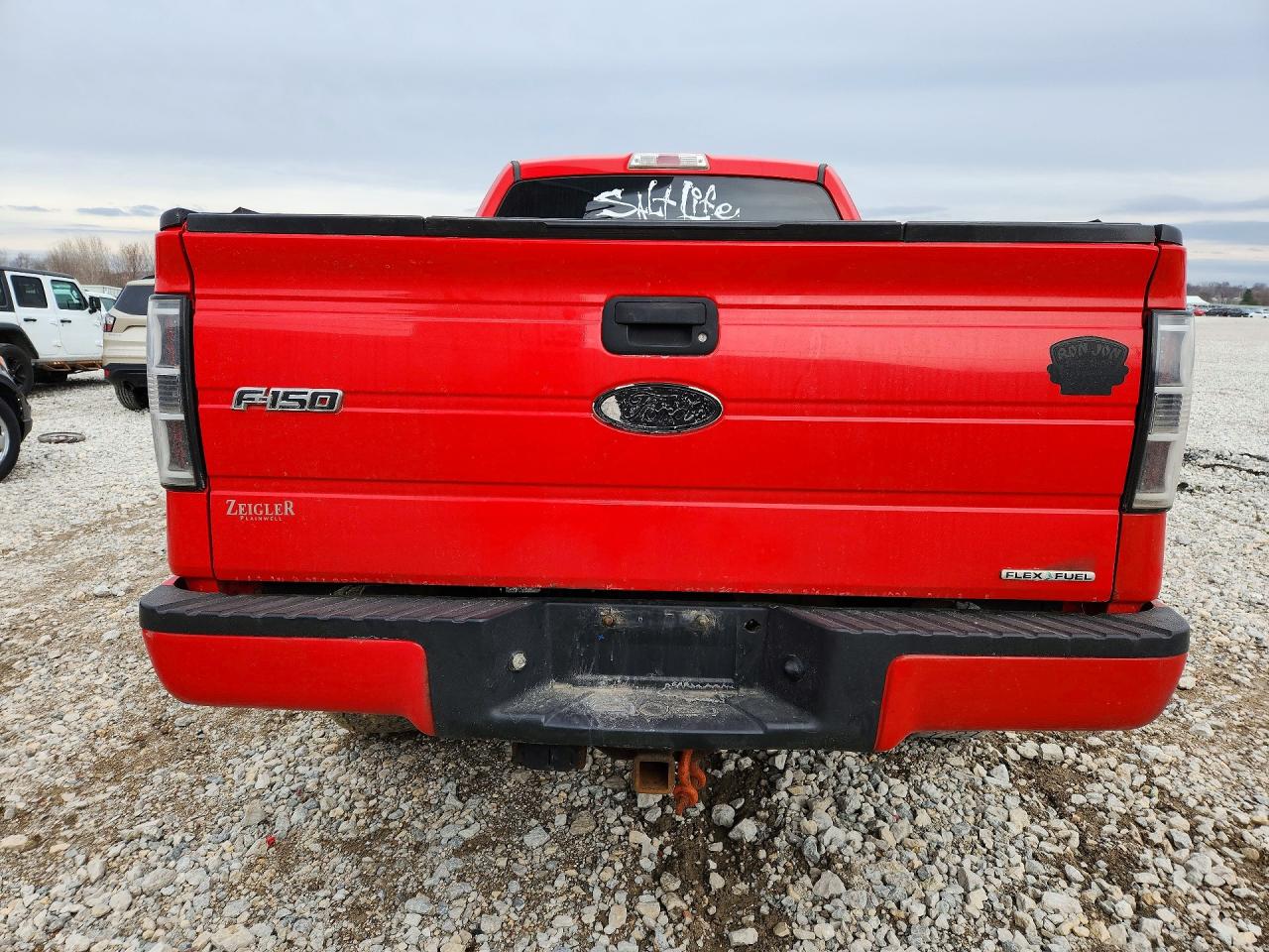 2011 Ford F150 Super Cab Красный vin: 1FTFX1EF8BFD26301