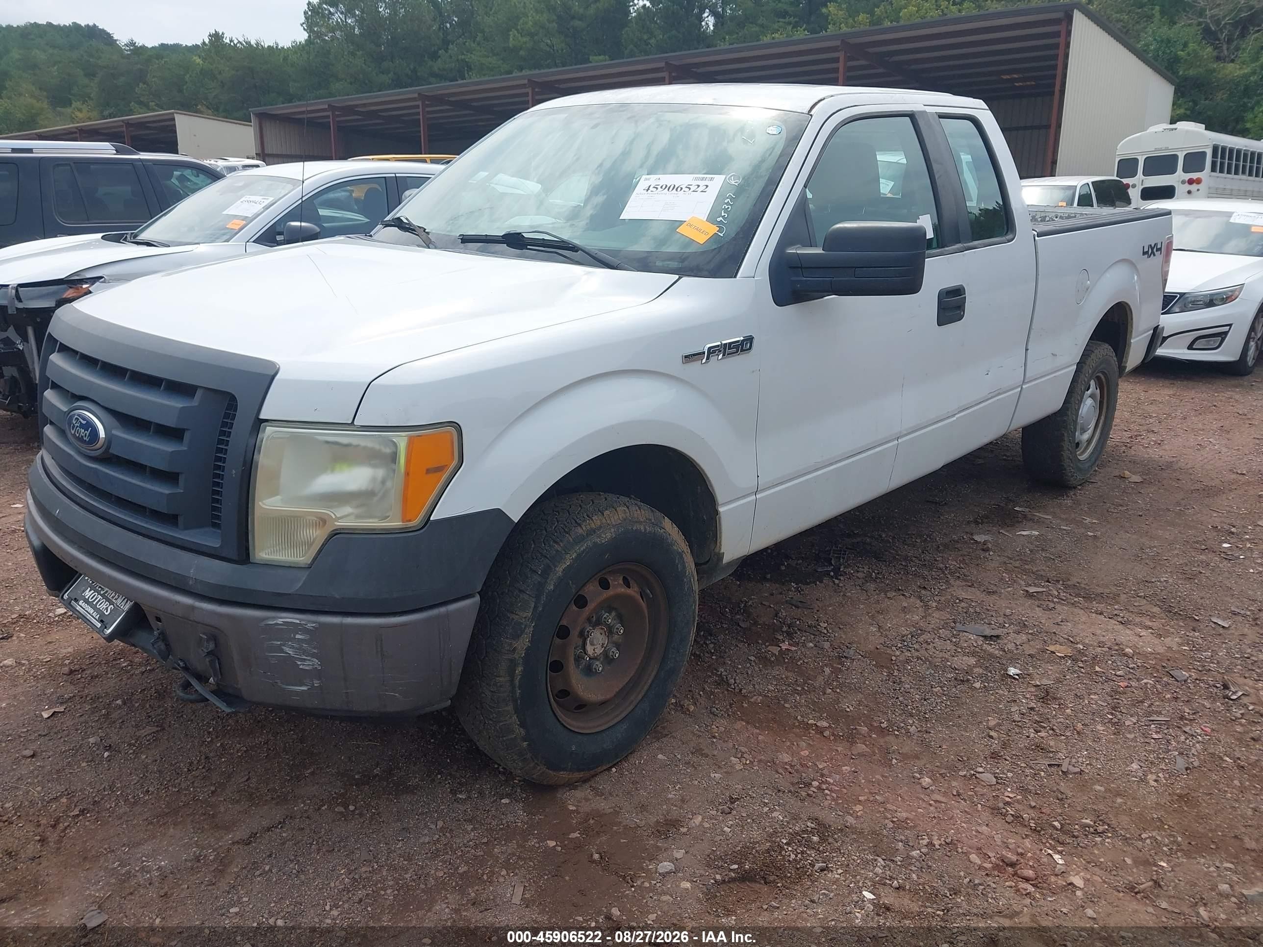 2011 Ford F-150 Xl White vin: 1FTFX1EF8BKD95397