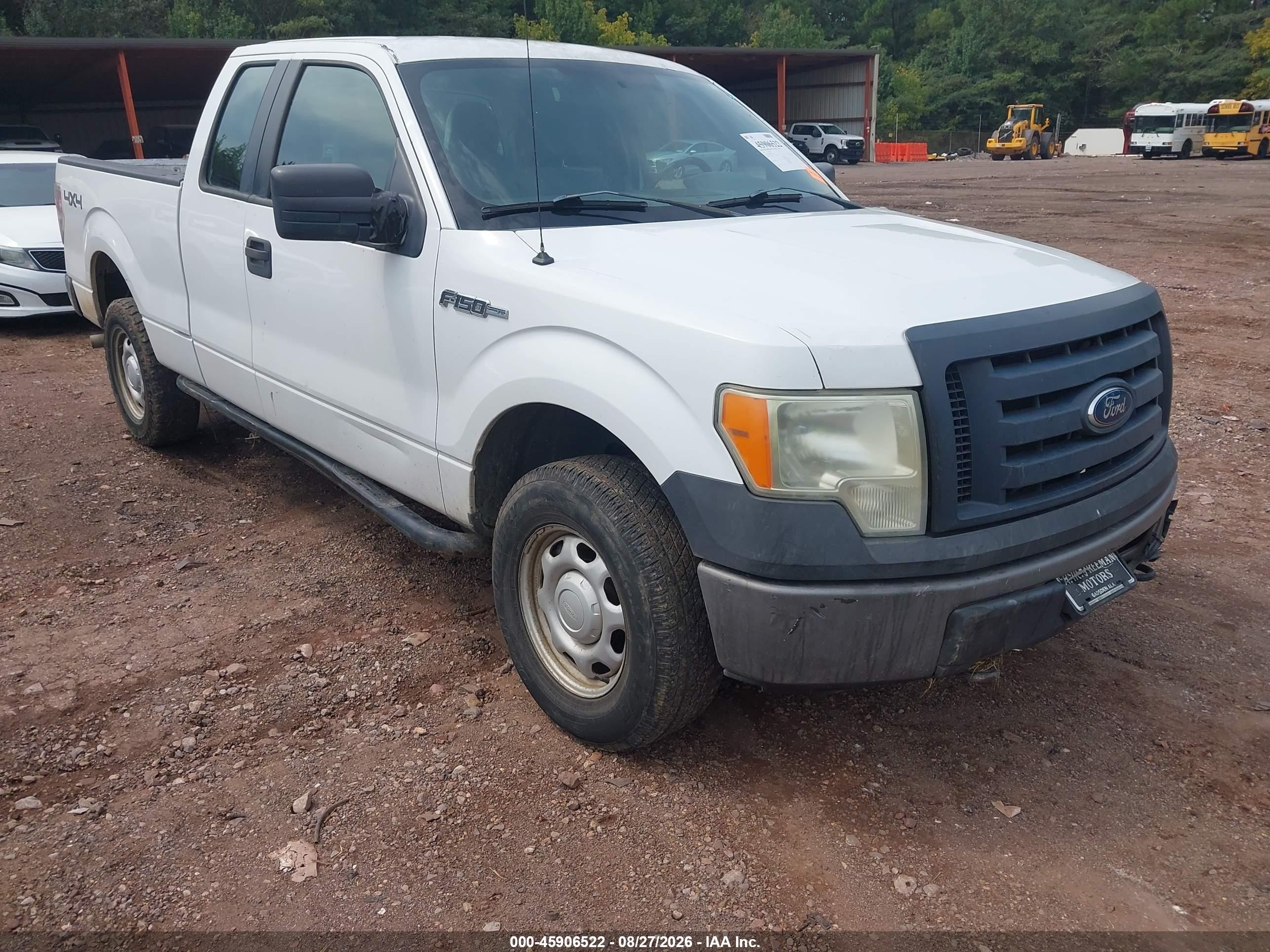 2011 Ford F-150 Xl White vin: 1FTFX1EF8BKD95397