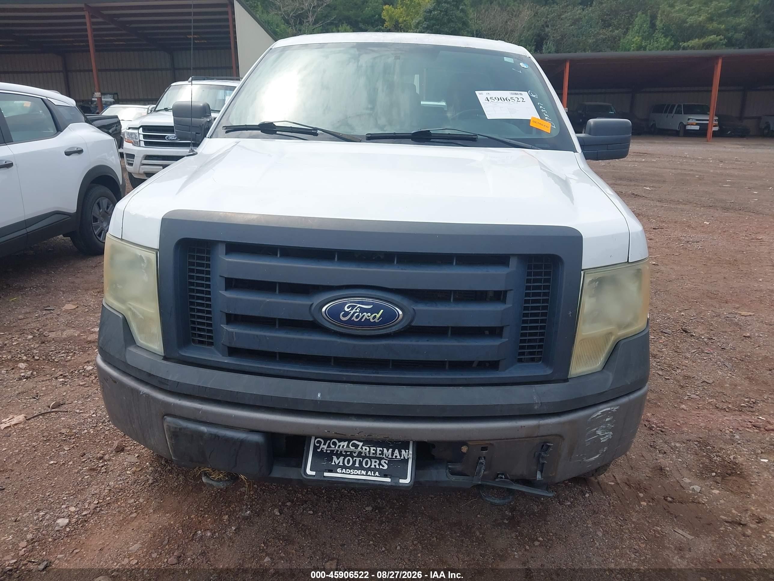 2011 Ford F-150 Xl White vin: 1FTFX1EF8BKD95397
