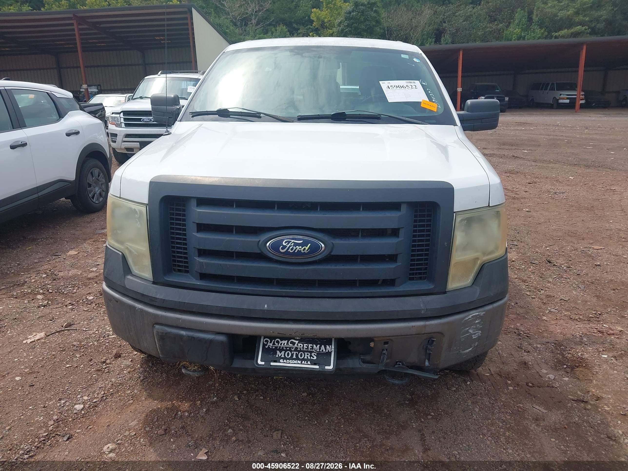 2011 Ford F-150 Xl White vin: 1FTFX1EF8BKD95397