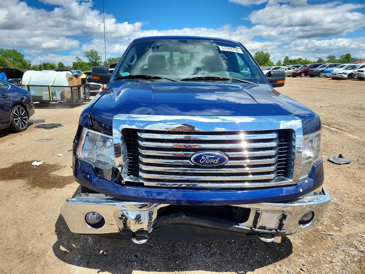 2012 Ford F150 Super Cab Blue vin: 1FTFX1EF8CFB52280
