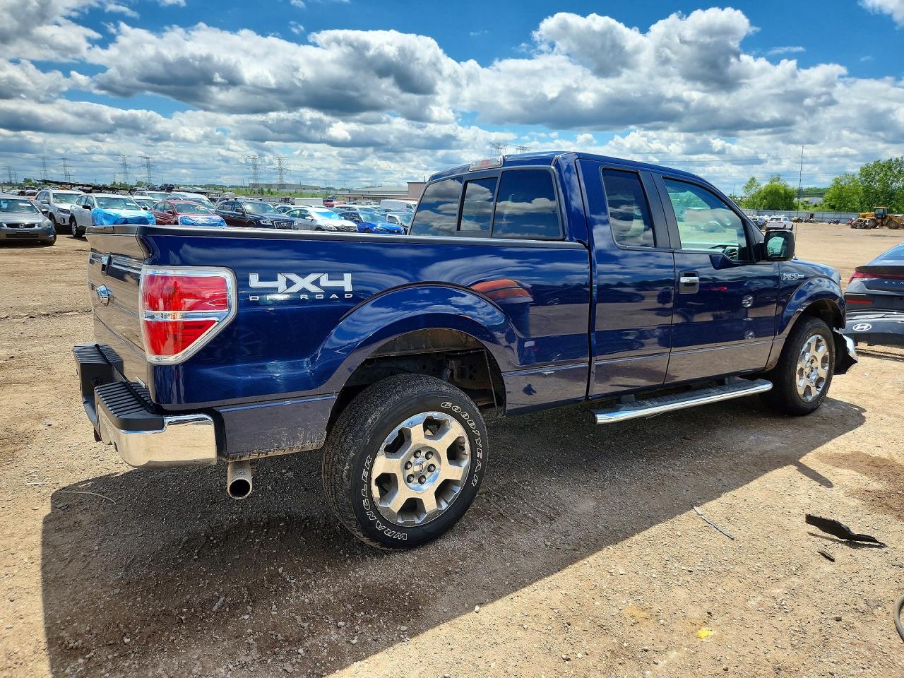 2012 Ford F150 Super Cab Blue vin: 1FTFX1EF8CFB52280