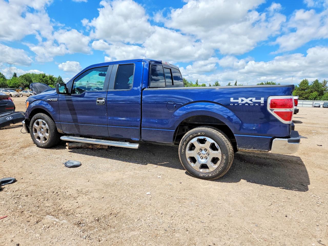 2012 Ford F150 Super Cab Blue vin: 1FTFX1EF8CFB52280