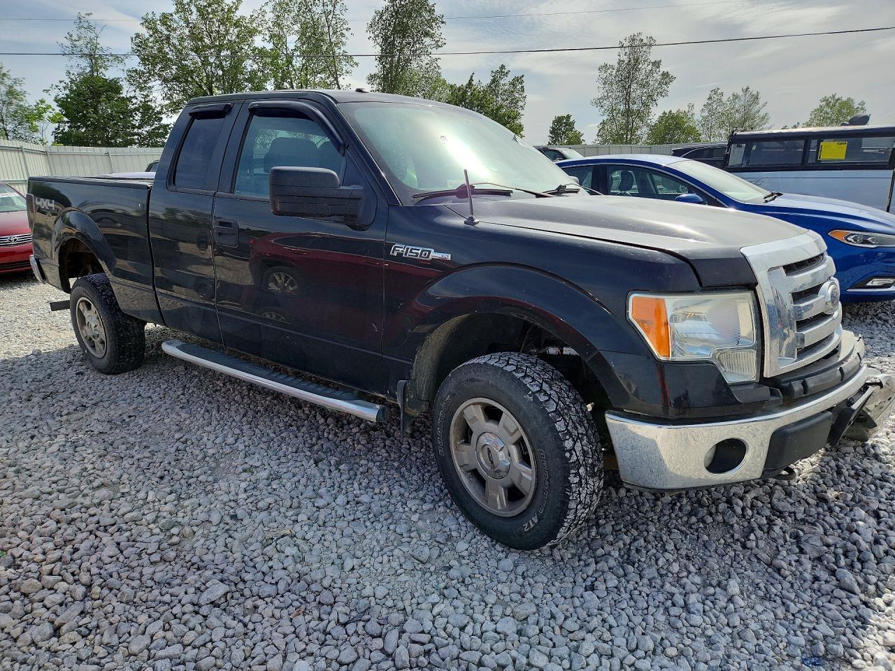 2012 Ford F150 Super Cab Black vin: 1FTFX1EF8CFB59813