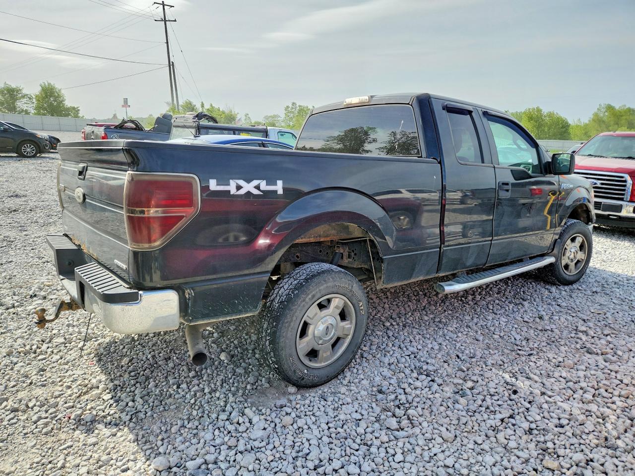 2012 Ford F150 Super Cab Black vin: 1FTFX1EF8CFB59813