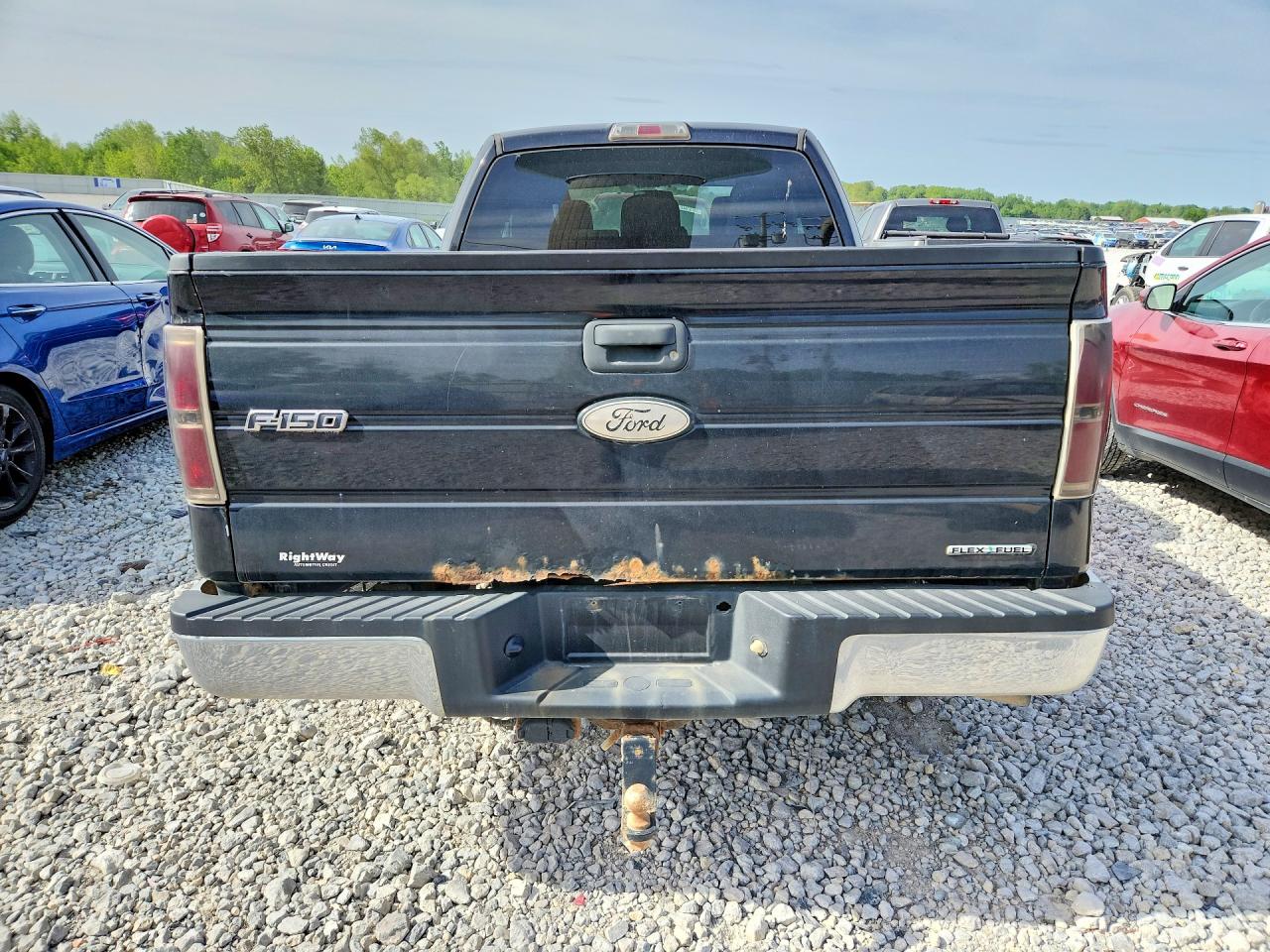 2012 Ford F150 Super Cab Black vin: 1FTFX1EF8CFB59813